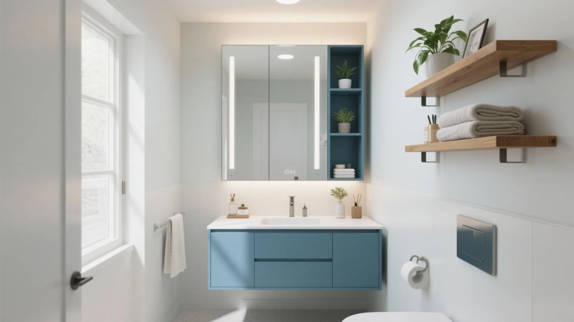 2. Go Vertical with Storage Above