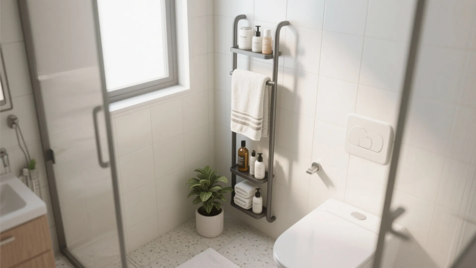 3. Vertical Storage Racks