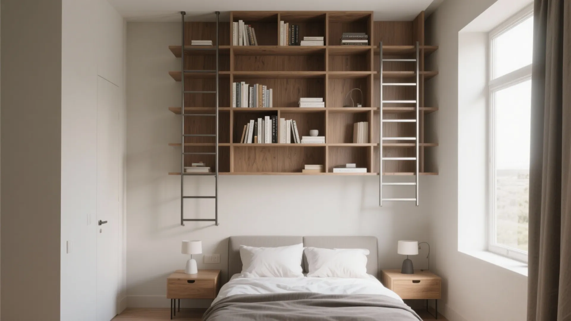 2. Vertical storage walls