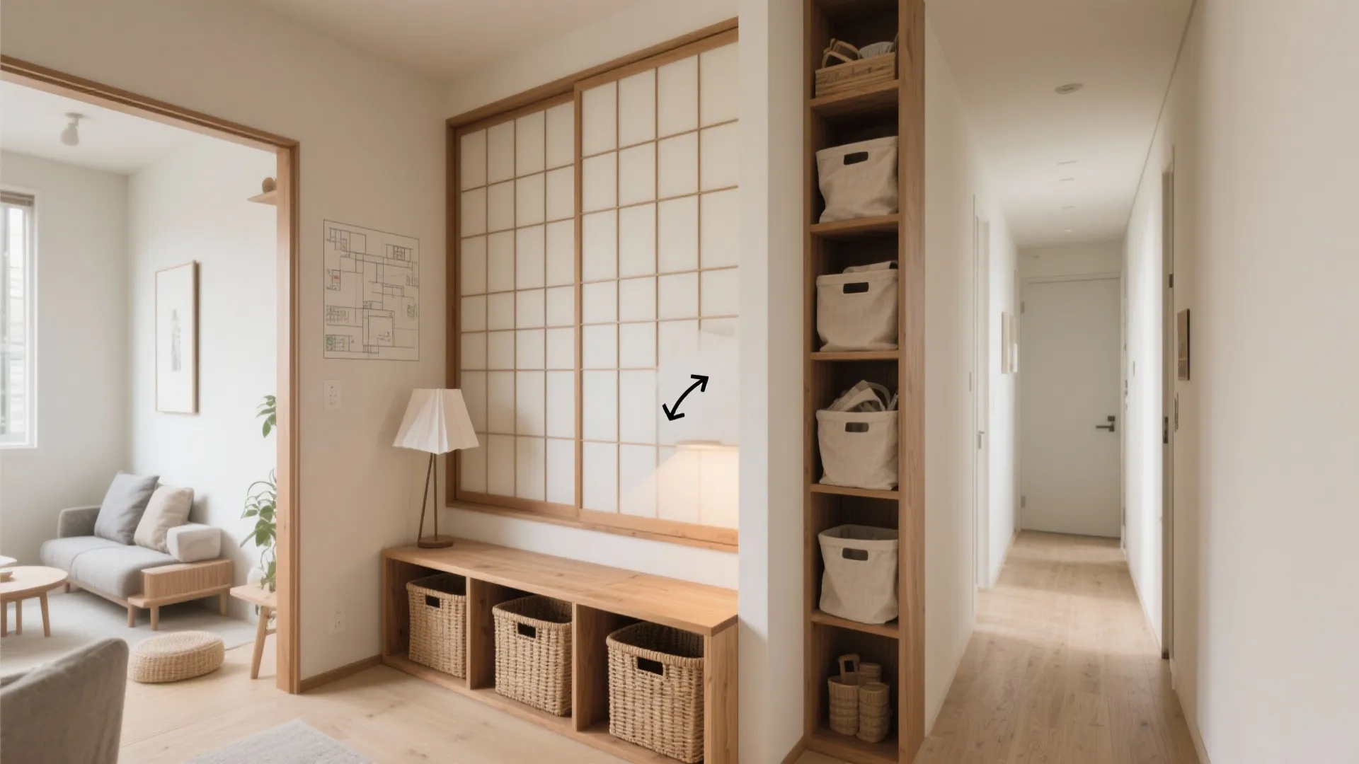 Tips 4: 小戸型で効く収納術と動線プラン（収納技巧・動線計画）