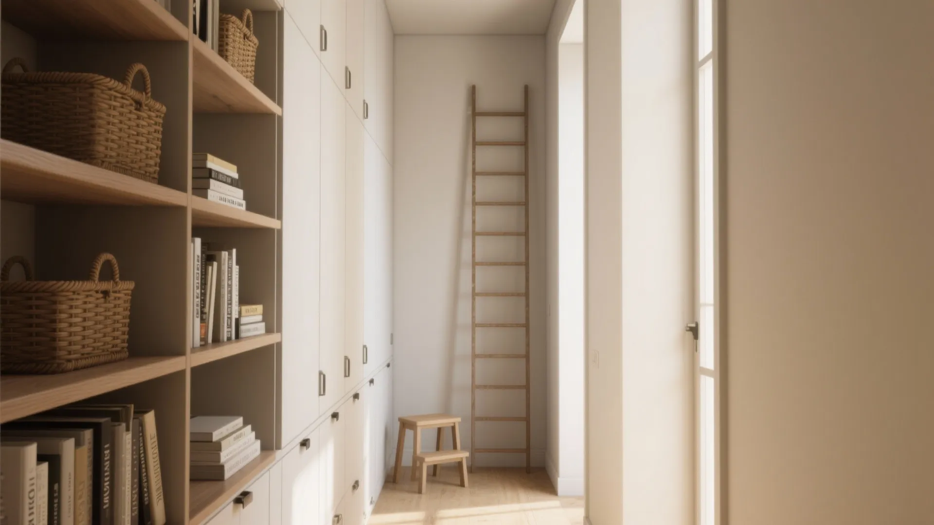 3. Built-in storage and vertical solutions