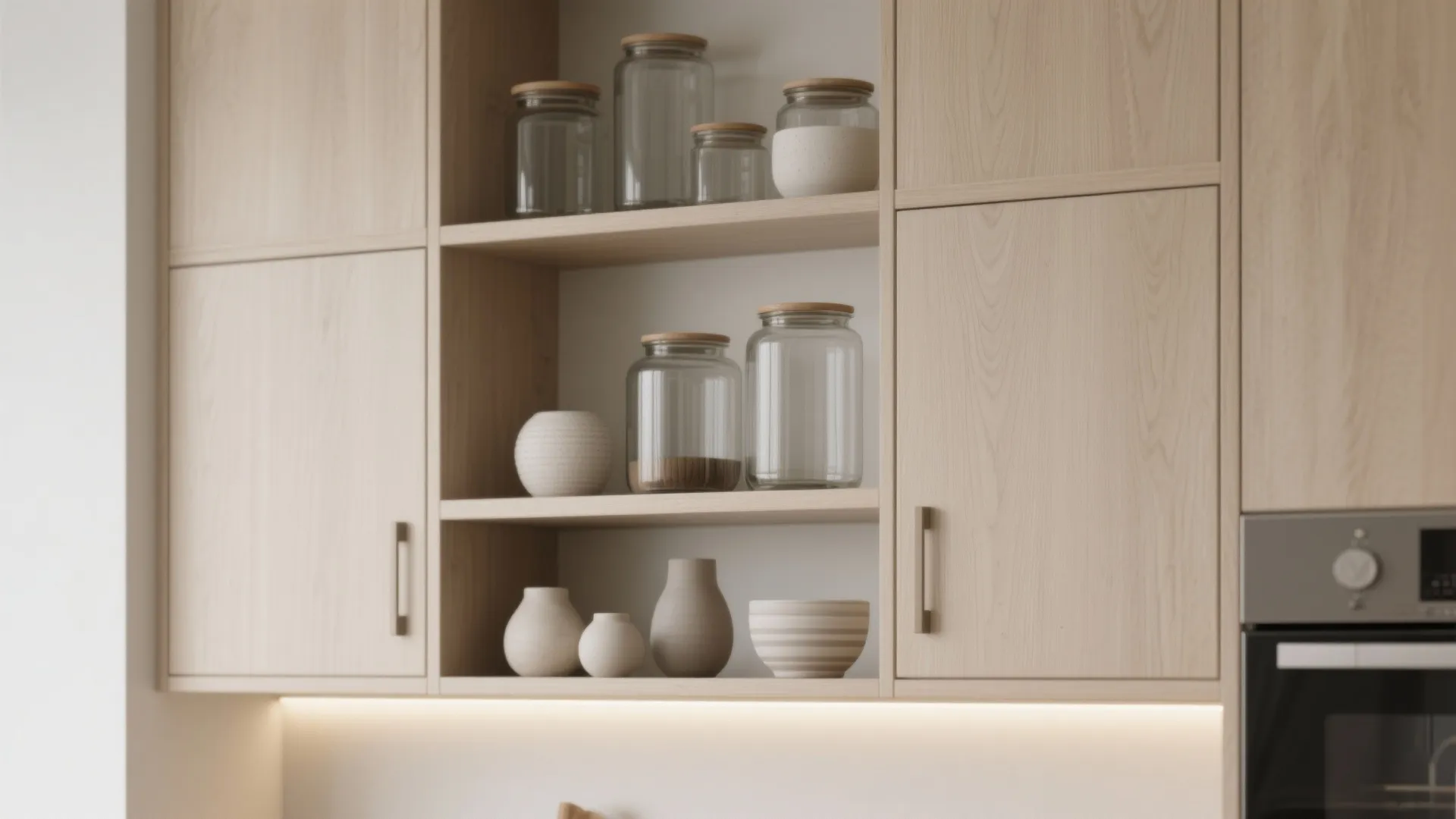 1. Vertical Storage That Feels Calm