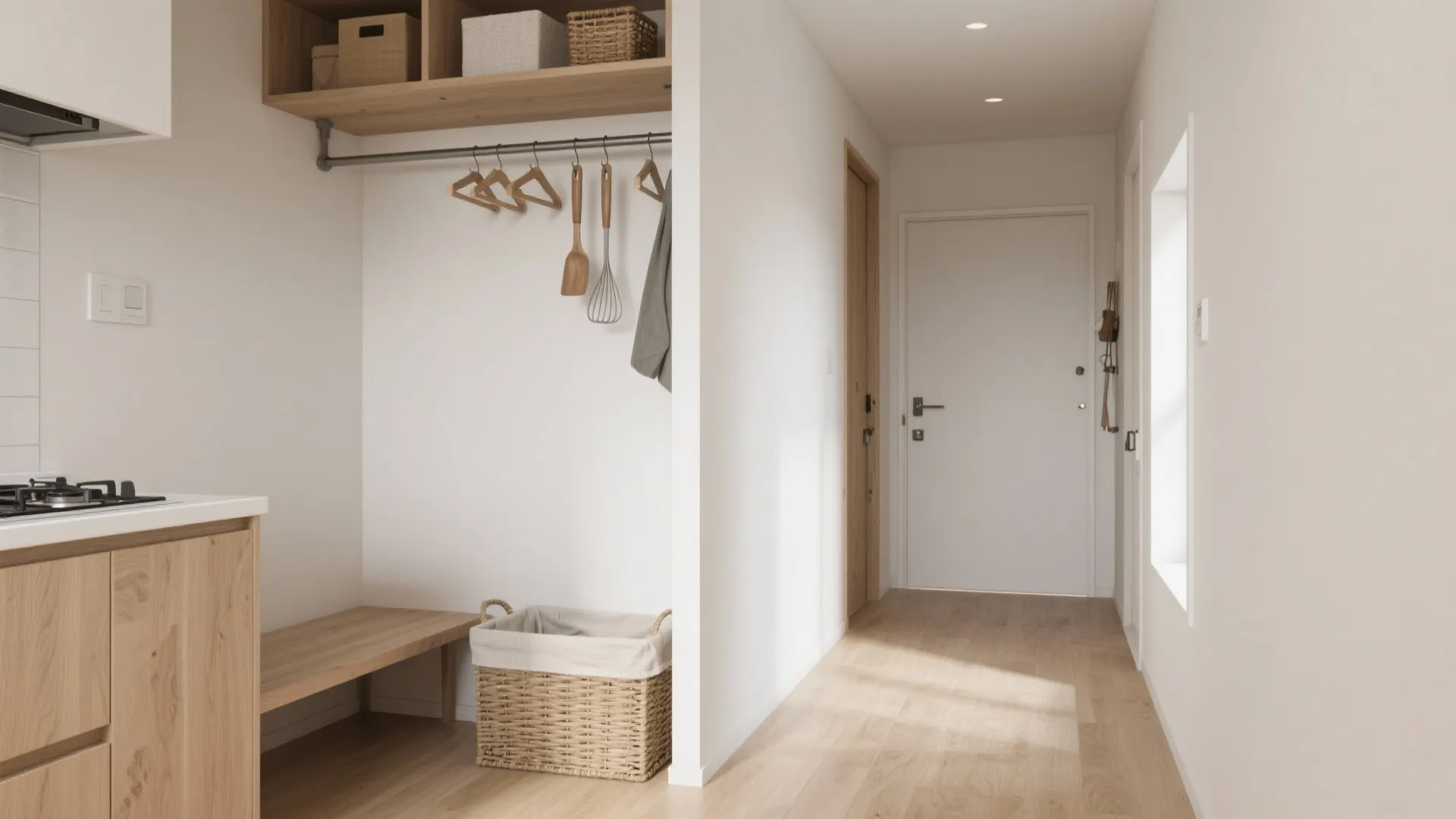 Tips 2: 収納技巧は“縦に積む＋動線を避ける”（収納技巧・動線規画）