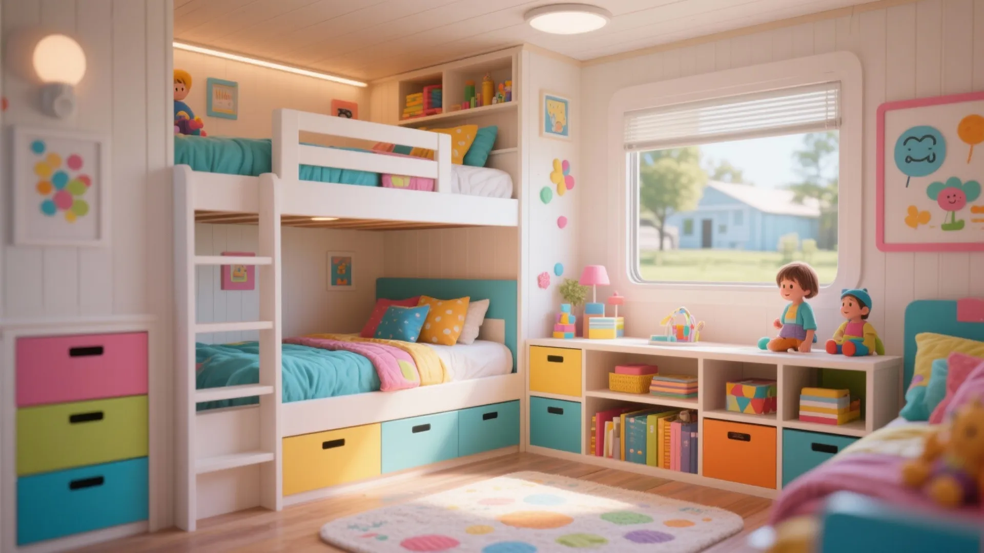 10. Vertical Storage in Kids’ Rooms