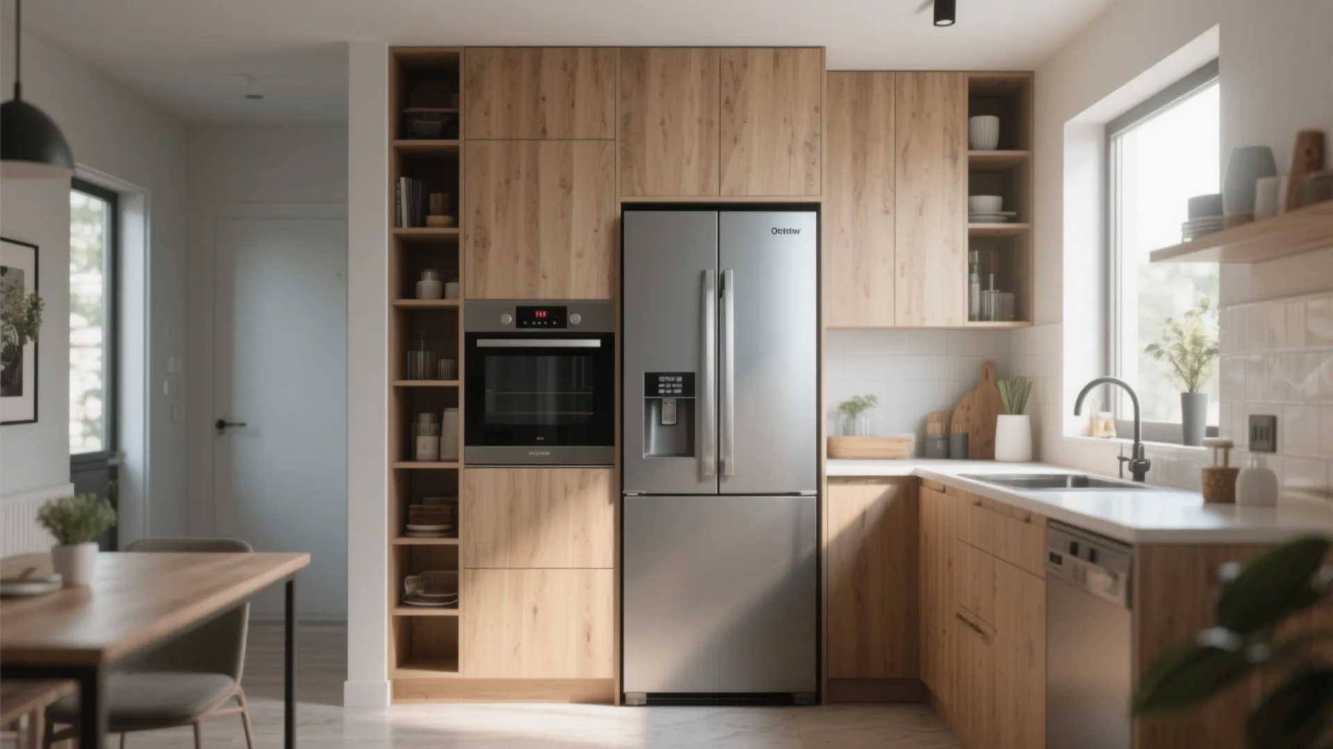 9. Vertical Storage to Clear the Floor