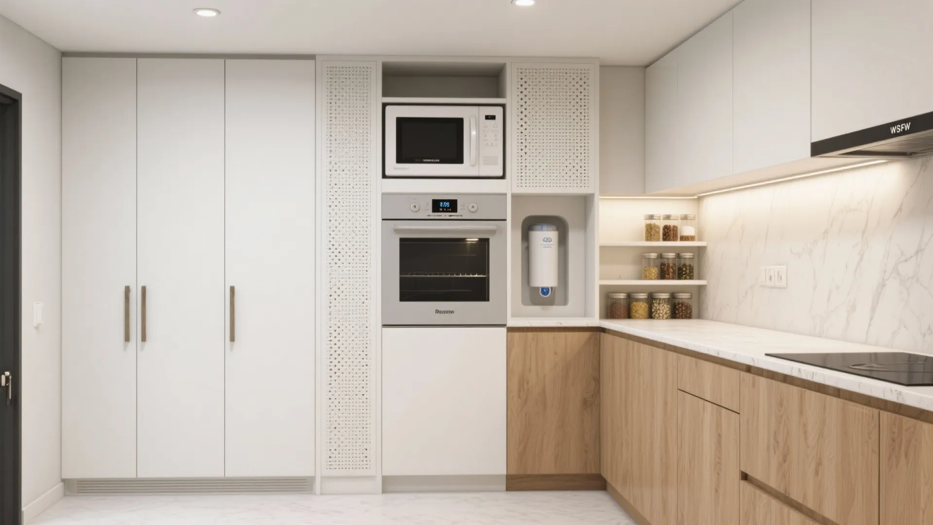 Smart Vertical Storage and Utility Niche