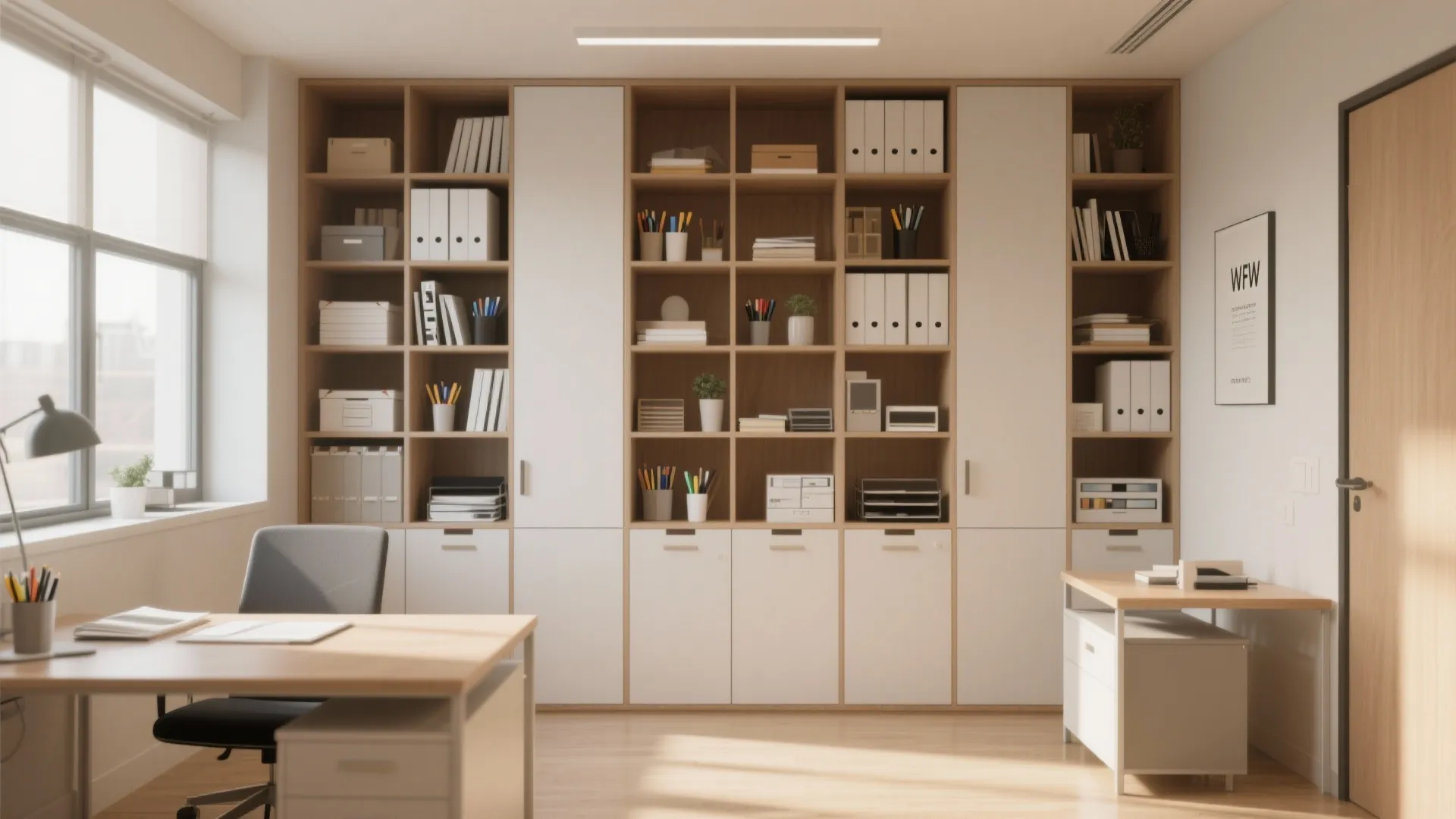 2. Vertical Storage Walls