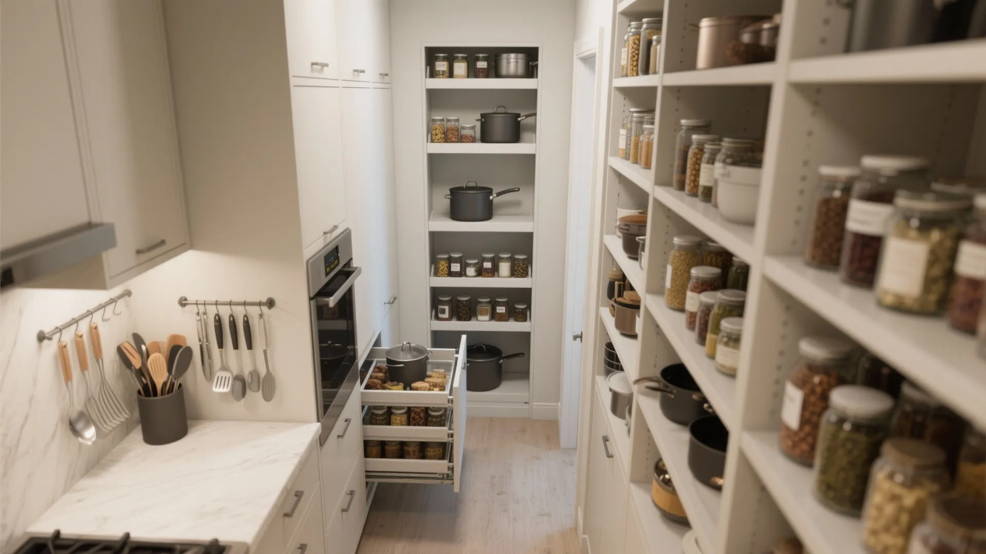 4. Smart vertical storage