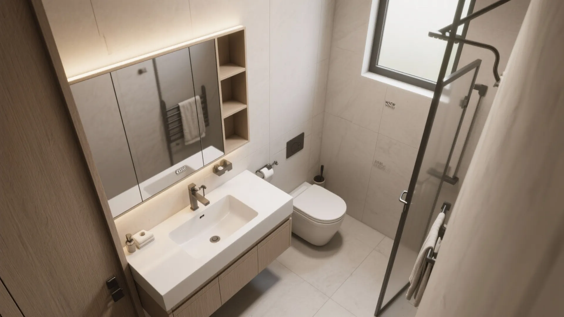 Mirrored Storage and Vertical Niches