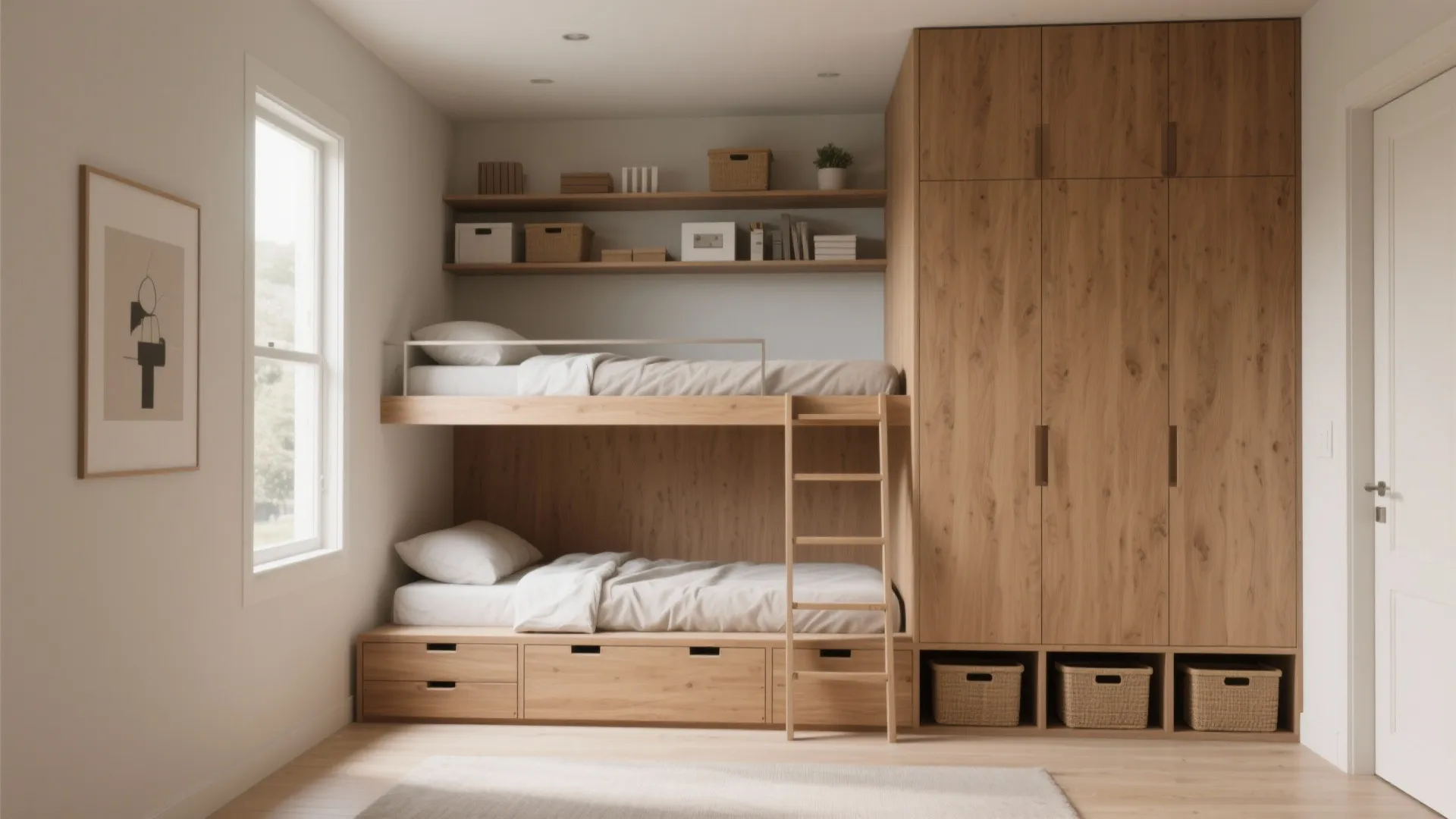 3. Built-in storage and vertical solutions
