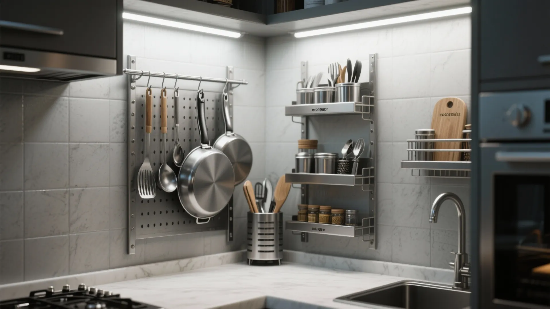 8. Vertical Storage Racks