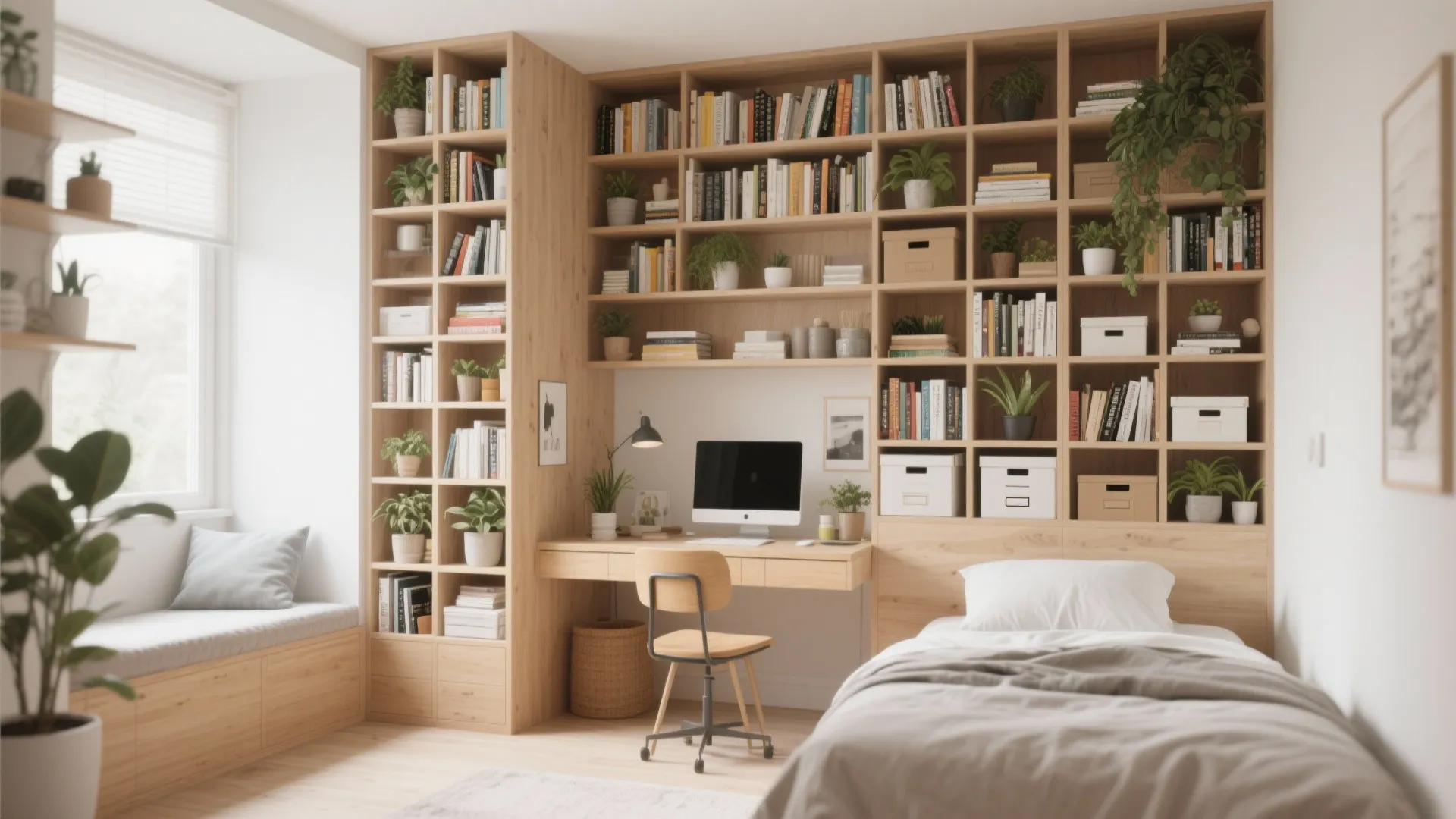 3. Vertical Storage Shelves