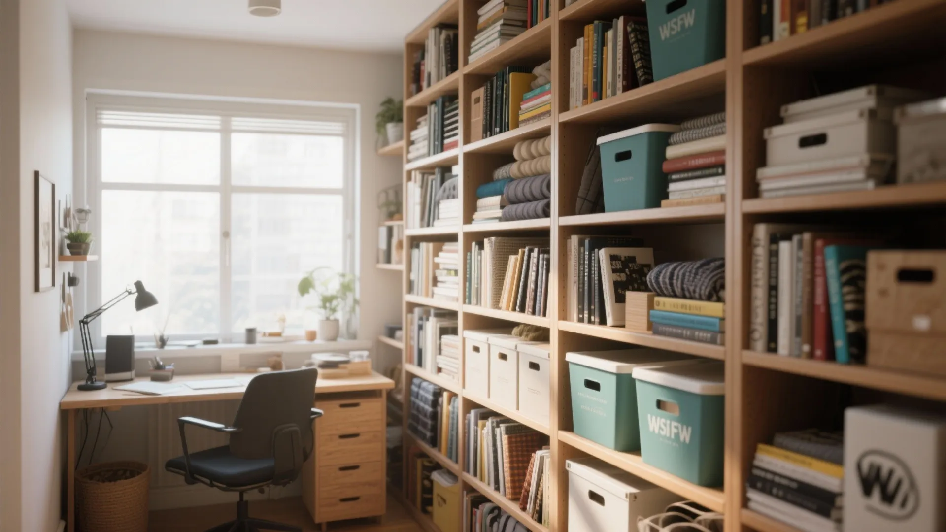 6. Vertical Storage Shelves