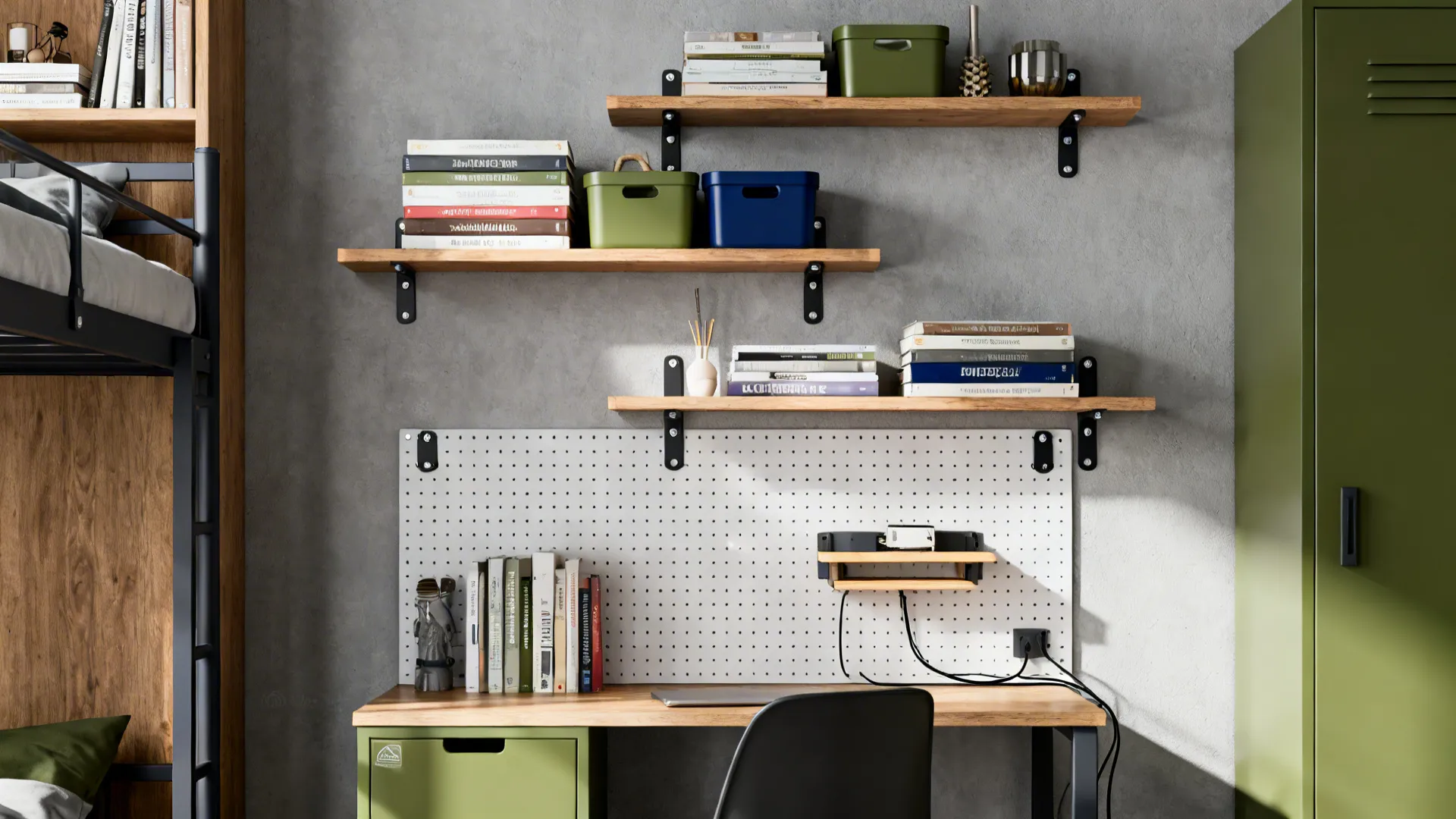 2. Vertical Storage and Wall-Mounted Shelves