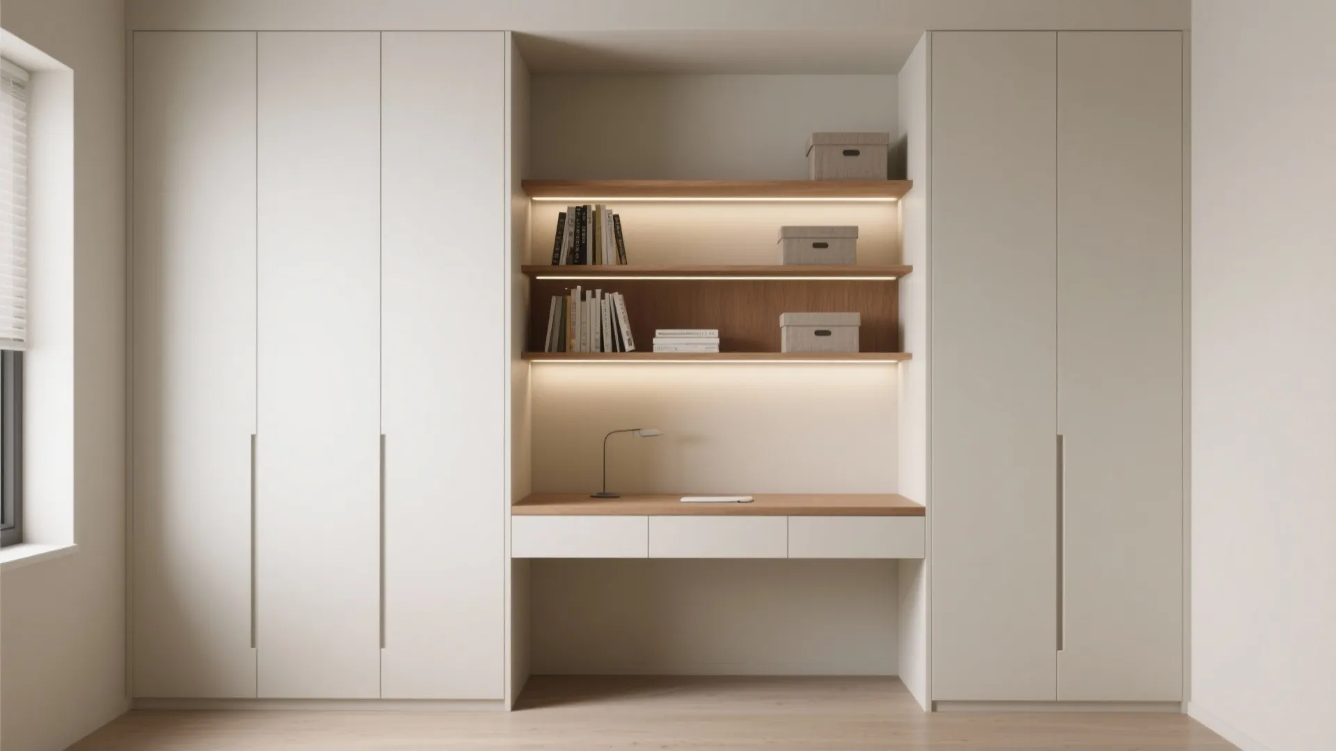 Minimalist Storage with Vertical Lines