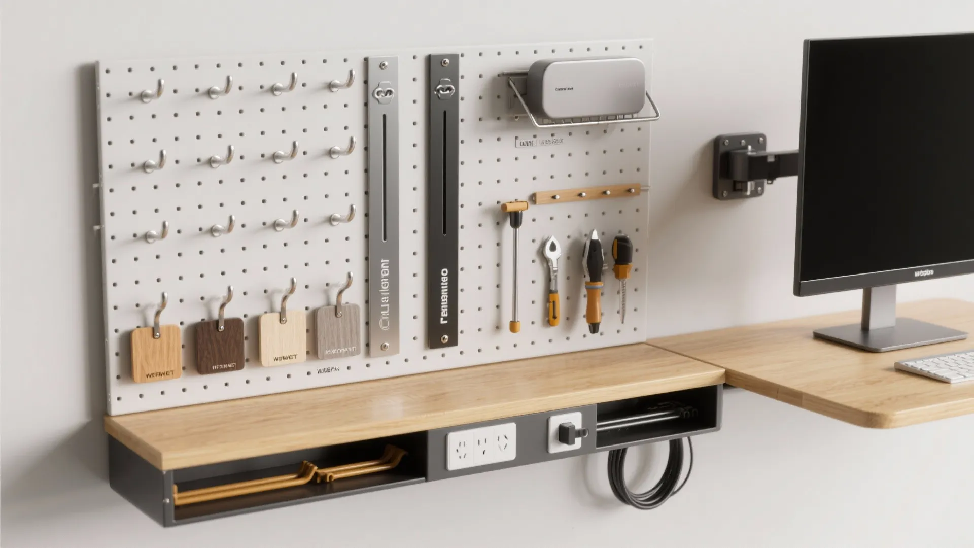 4. Vertical storage and tech integration