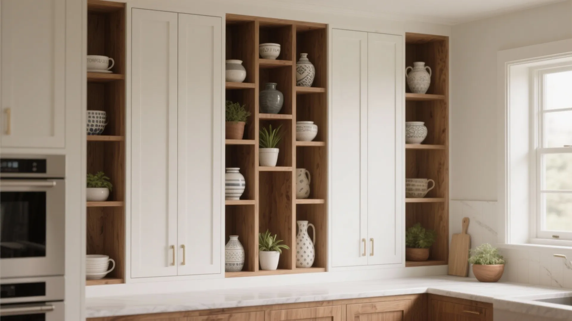 1. Vertical storage with personality