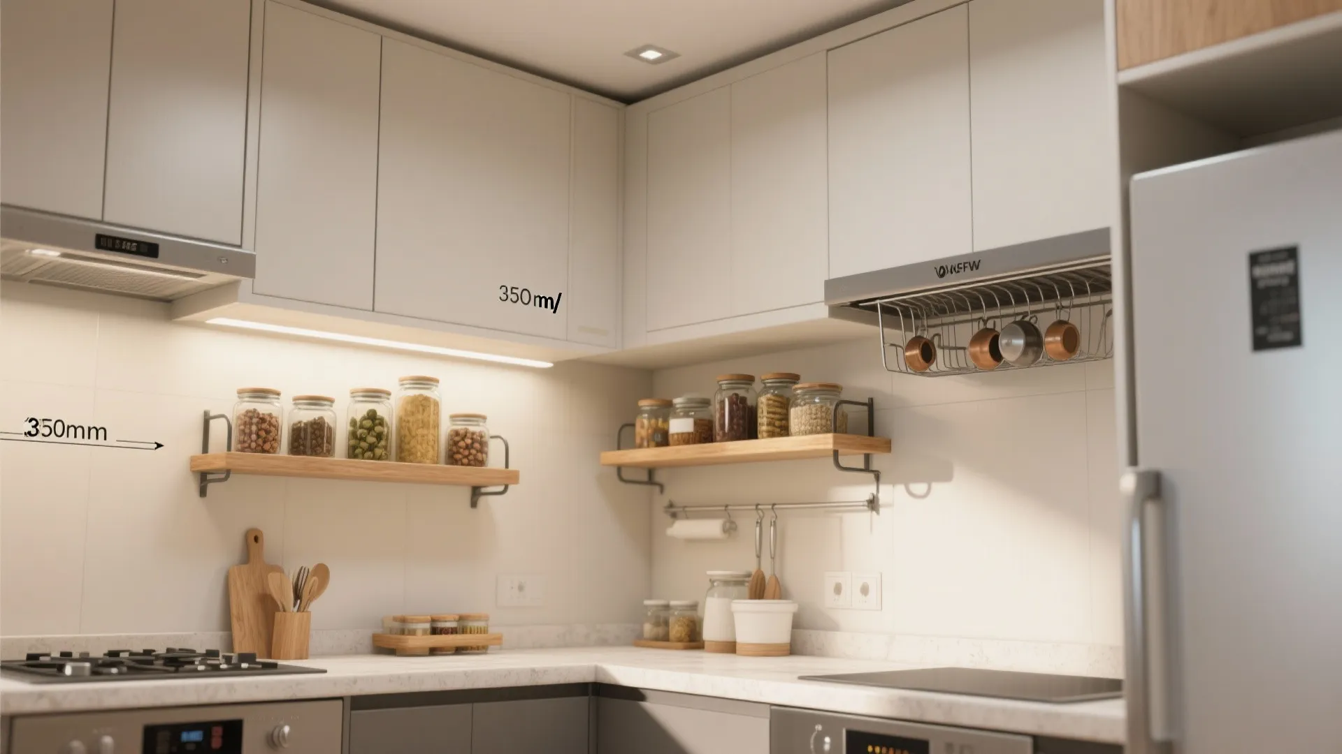 Vertical Zones: From Counter to Ceiling