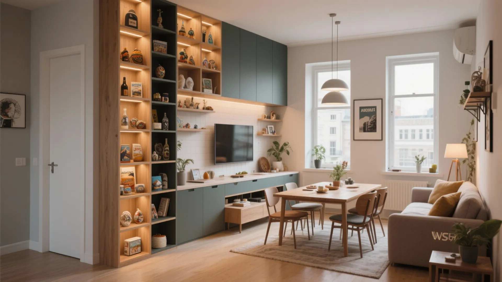 8. Vertical Storage Walls