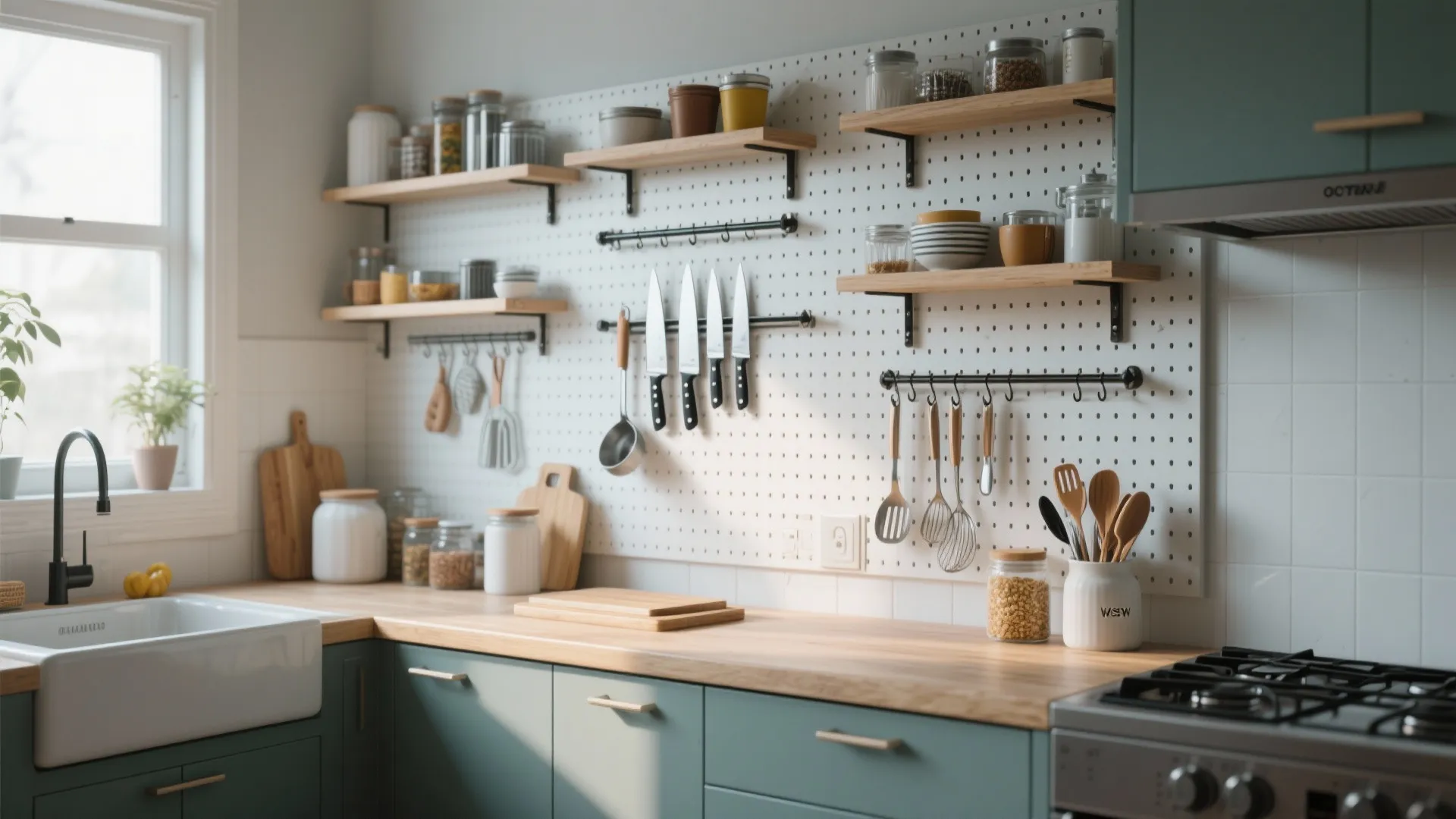 9. Vertical Storage Walls