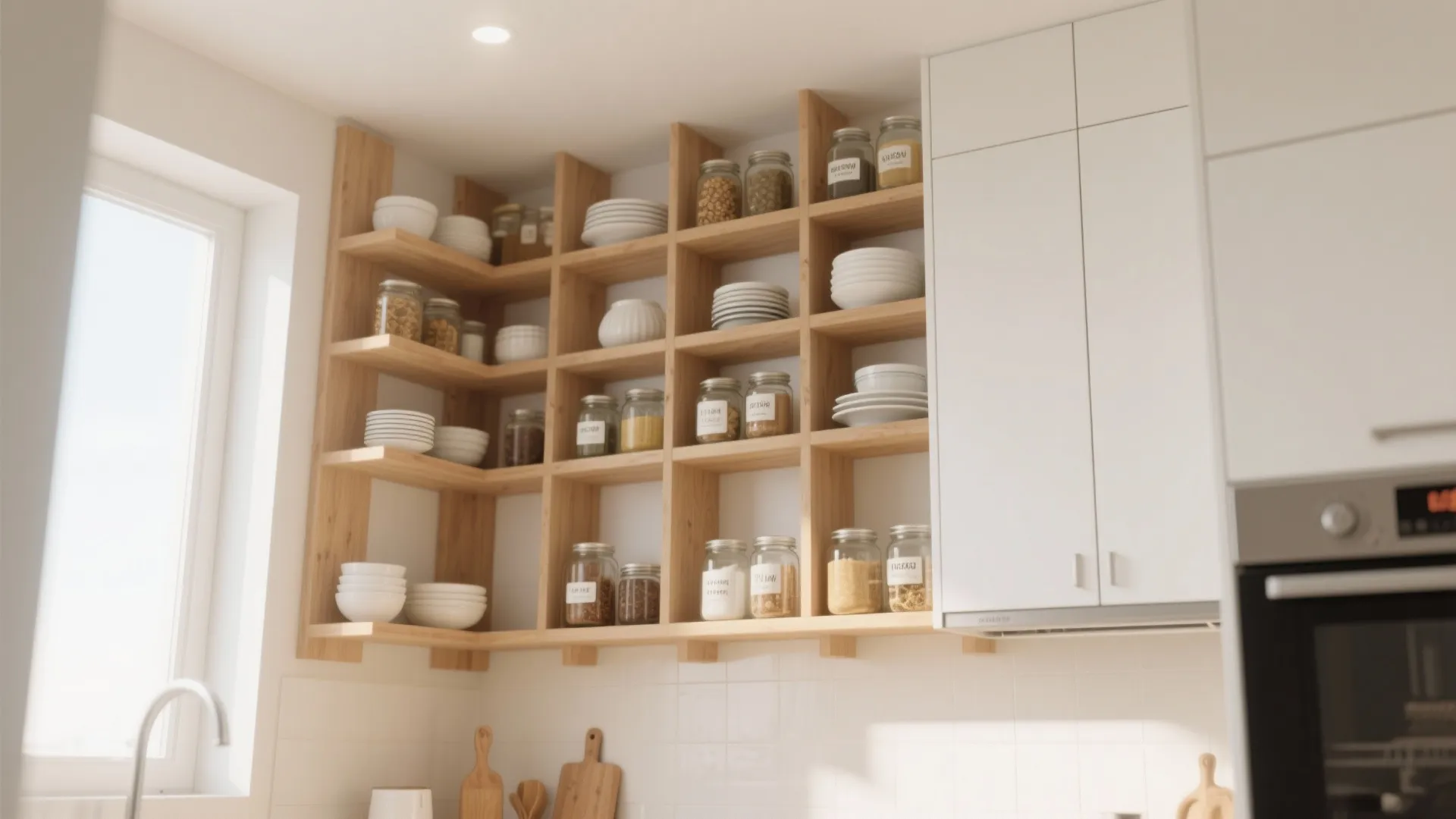 1. Vertical Storage Walls