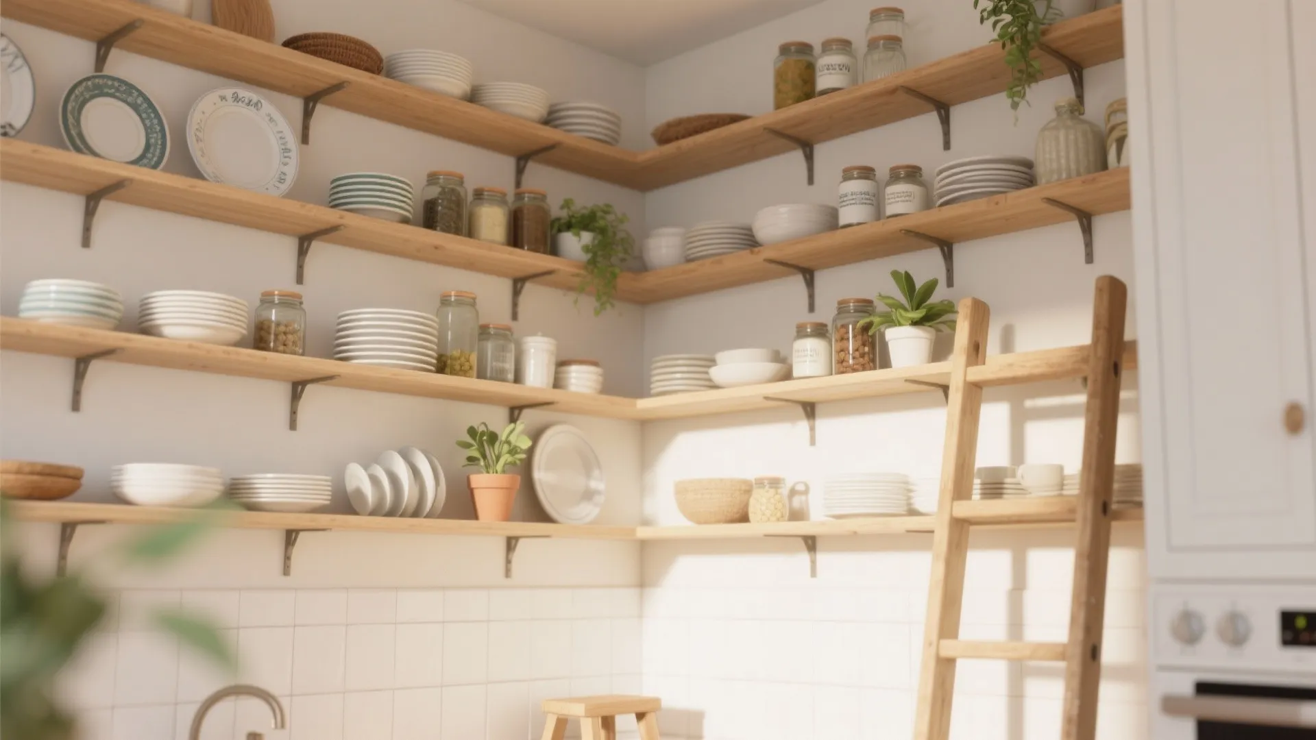 1. Vertical Storage Walls