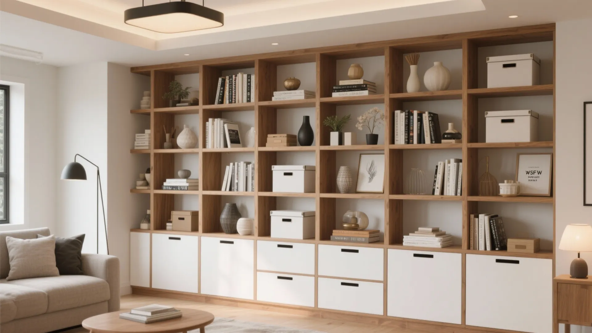 3. Vertical Storage Walls