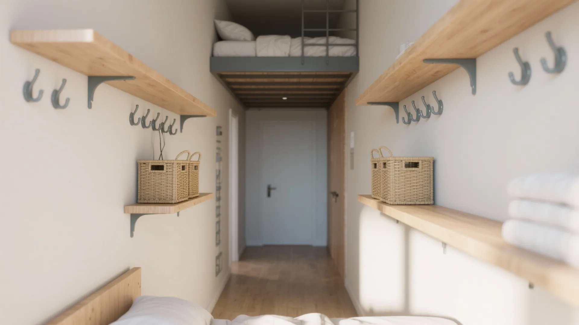 5. Use vertical space and smart storage