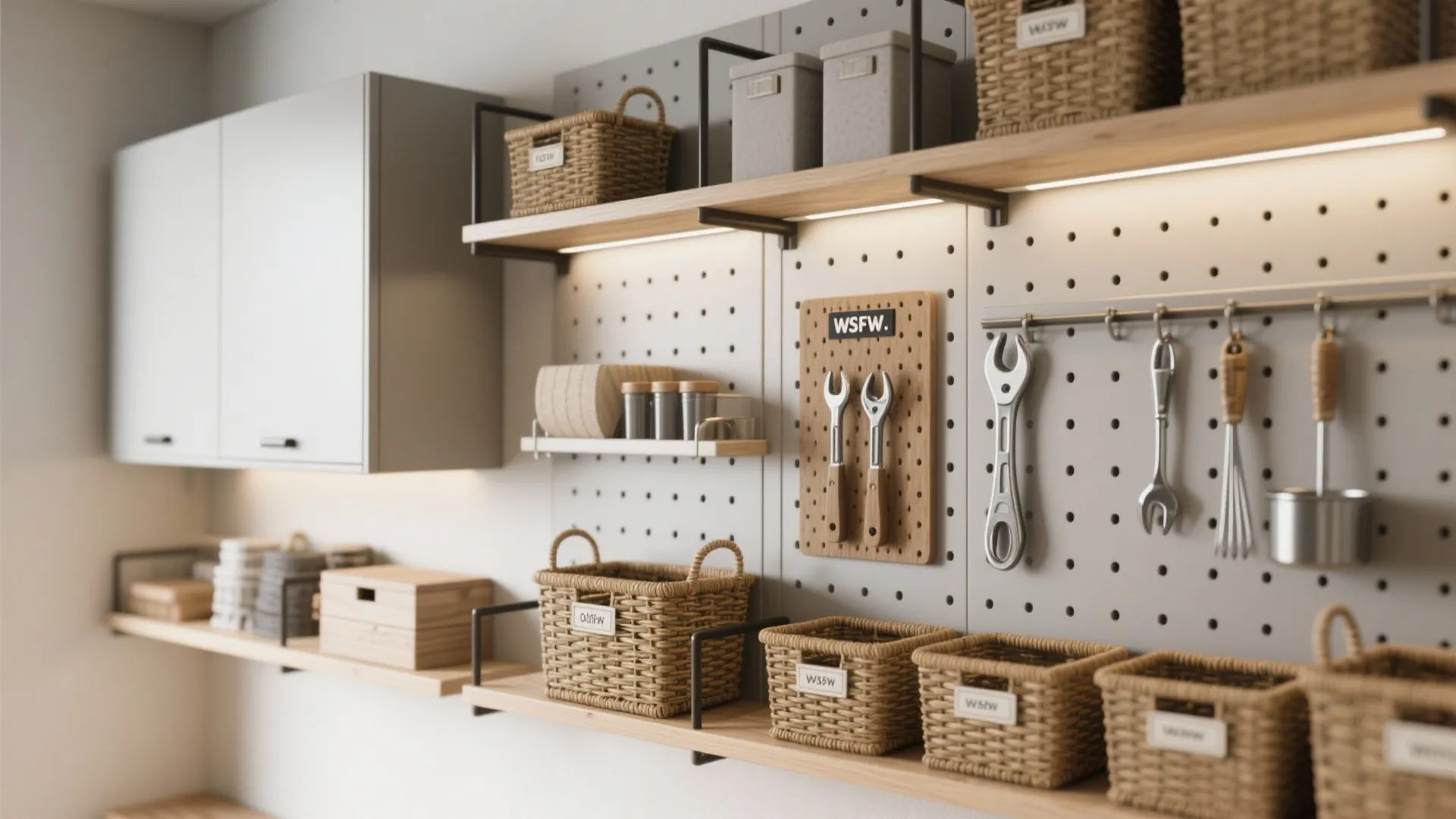 3. Vertical Storage Wall