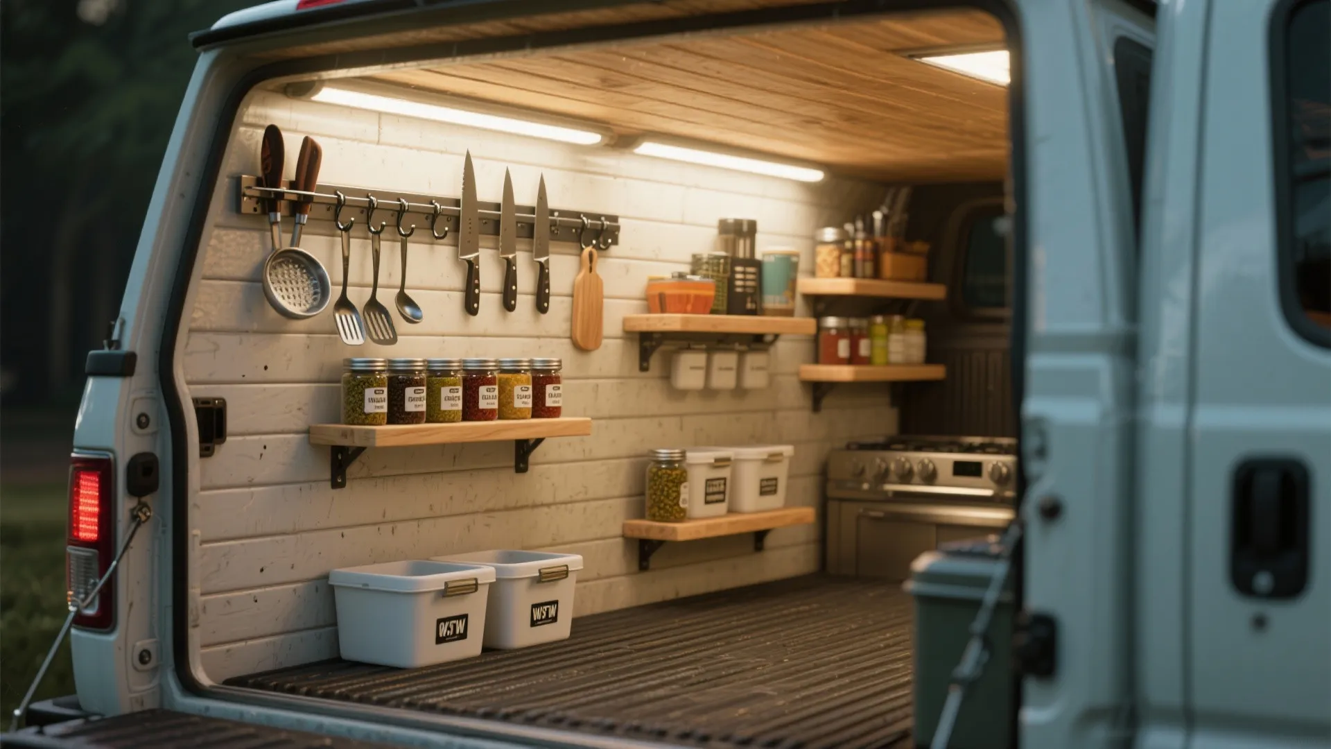 2. Vertical Storage Walls