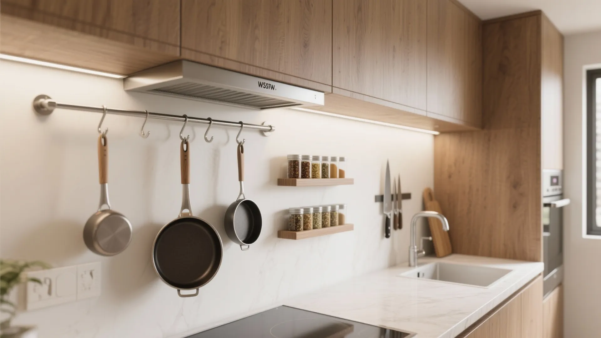 Smart Vertical Storage That Doubles as Display