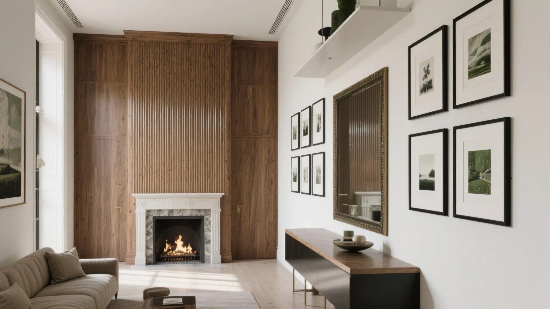 Vertical Storytelling: Art, Millwork, and Scale