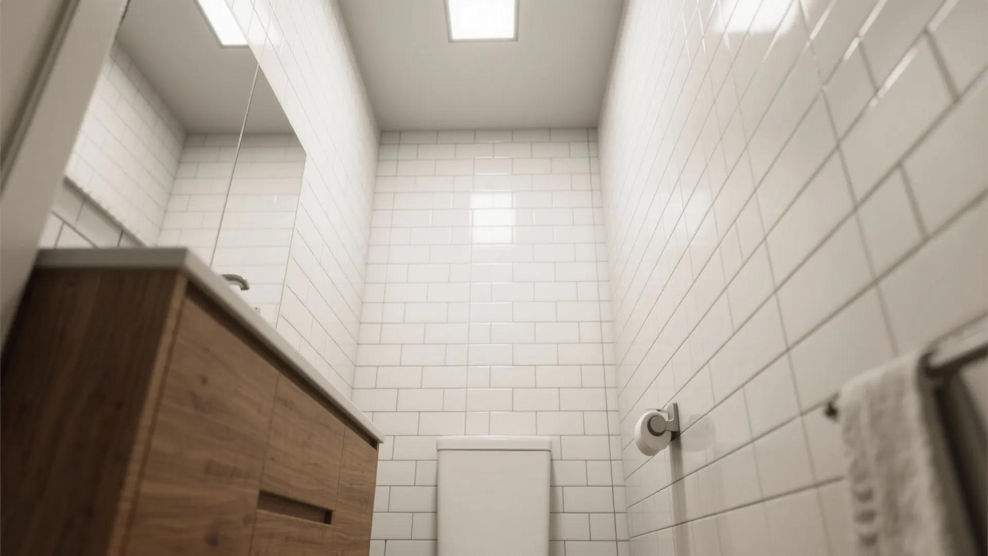 3. Vertical Tile Strips for Height