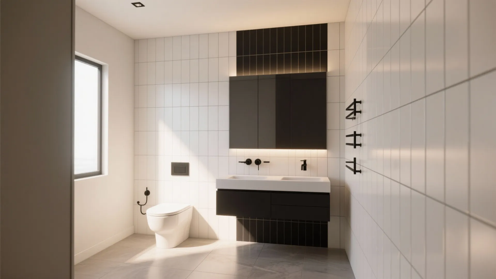 2. Vertical Black Accent Stripe