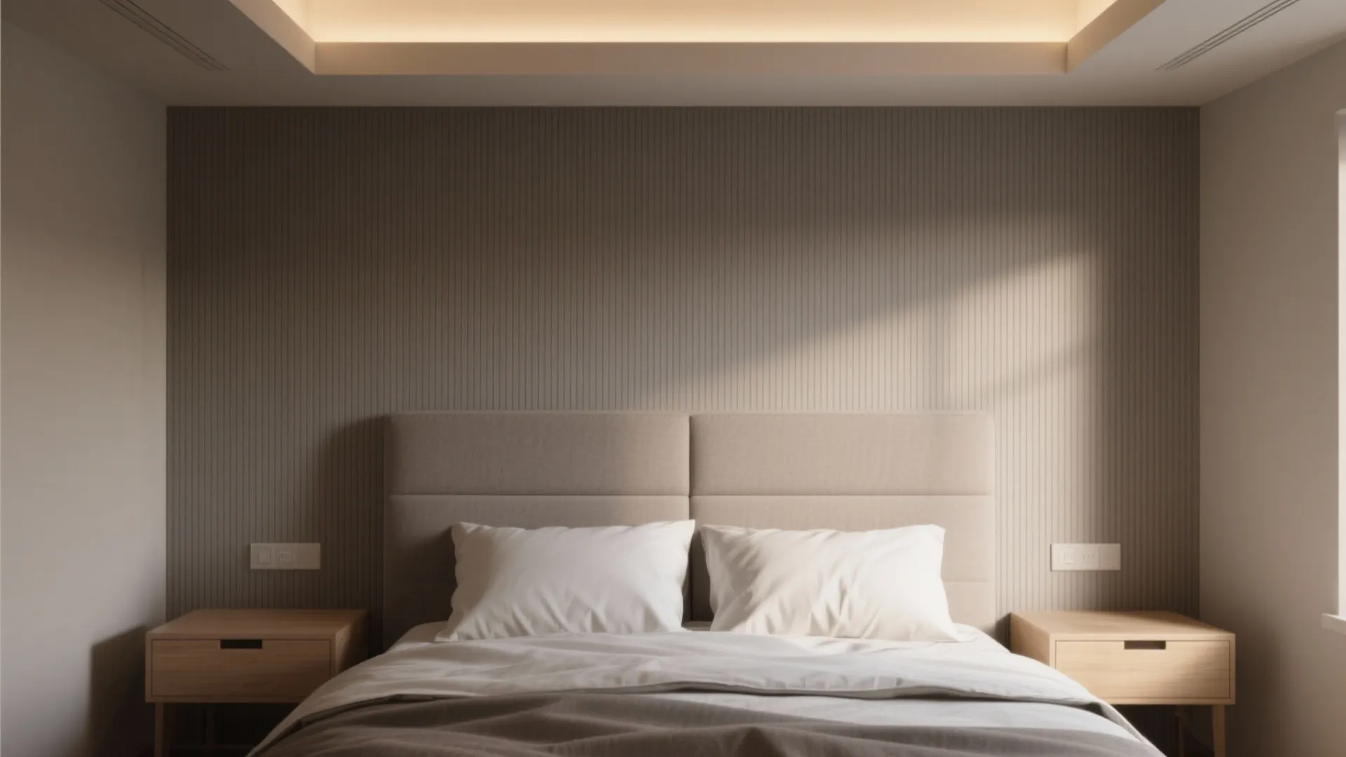 Vertical Stripes to Lift Low Ceilings