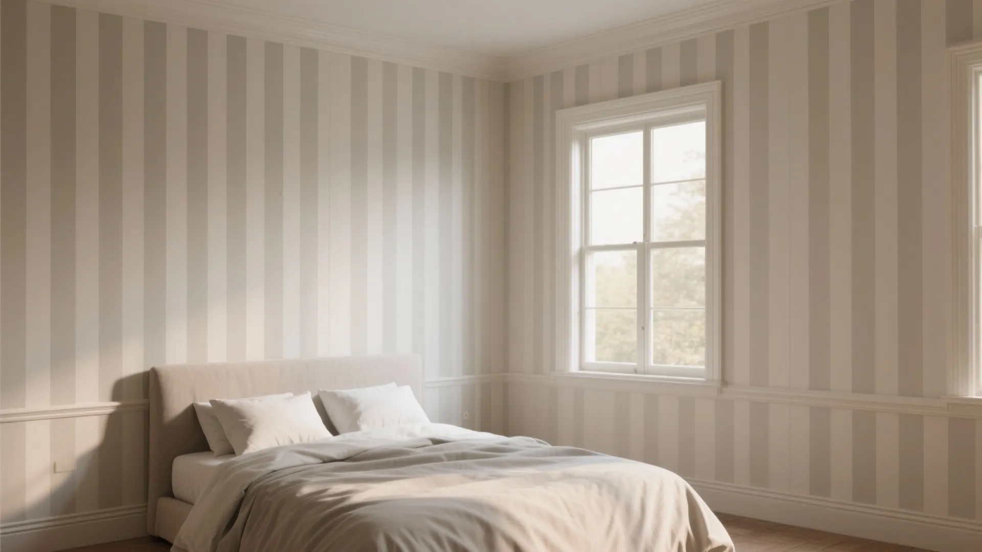 1. Vertical Stripes to Lift the Ceiling