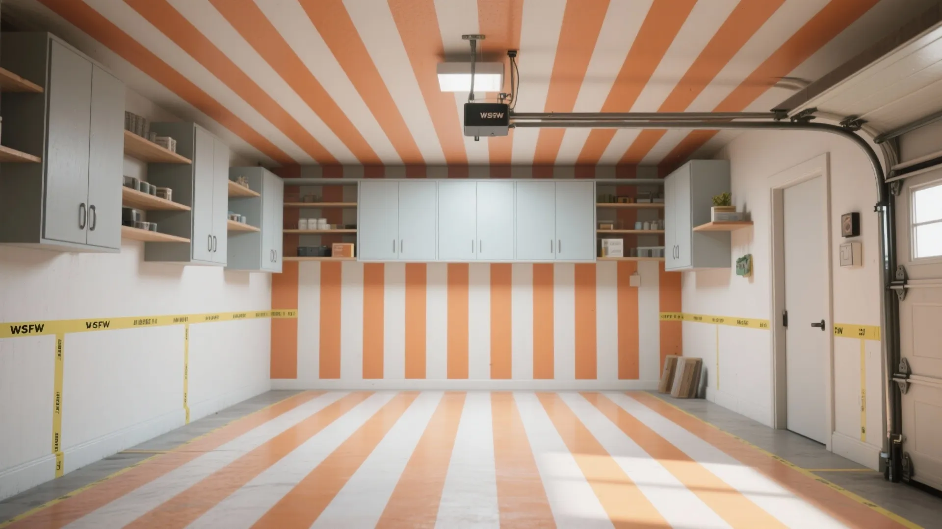 4. Vertical Stripes to Add Height