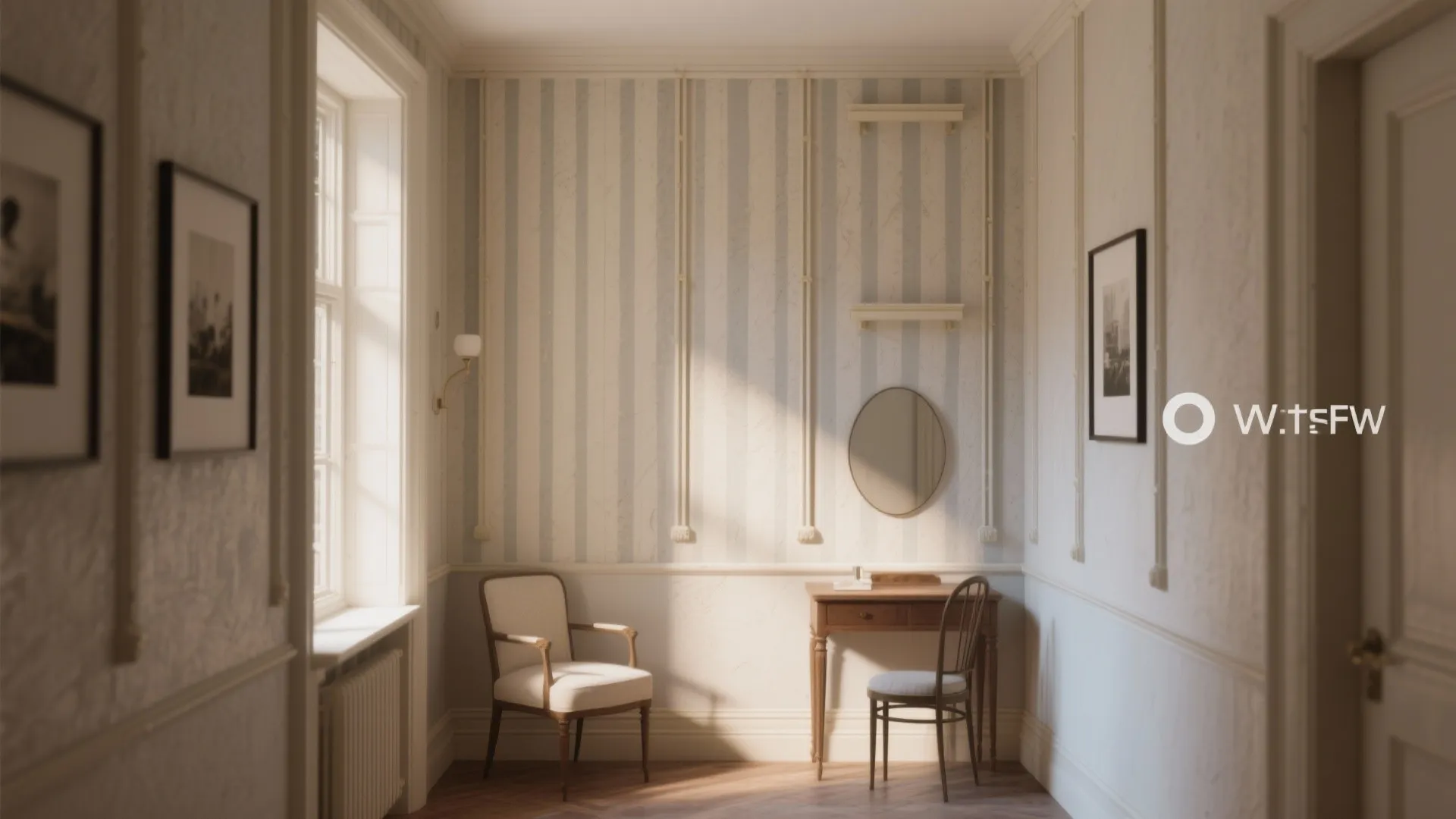 3. Vertical tricks: stripes, panels and tall trims