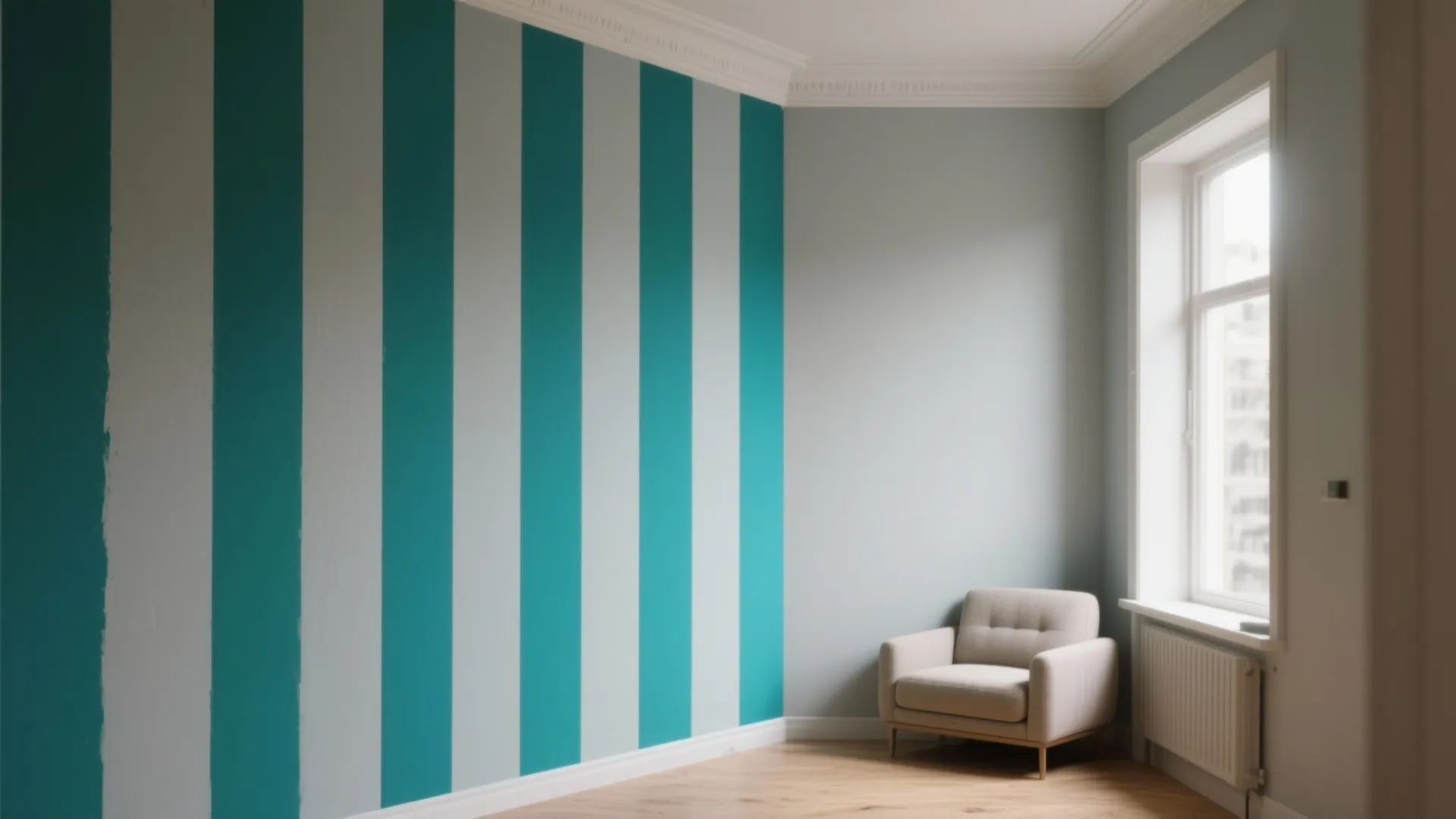 2. Vertical stripes to add height