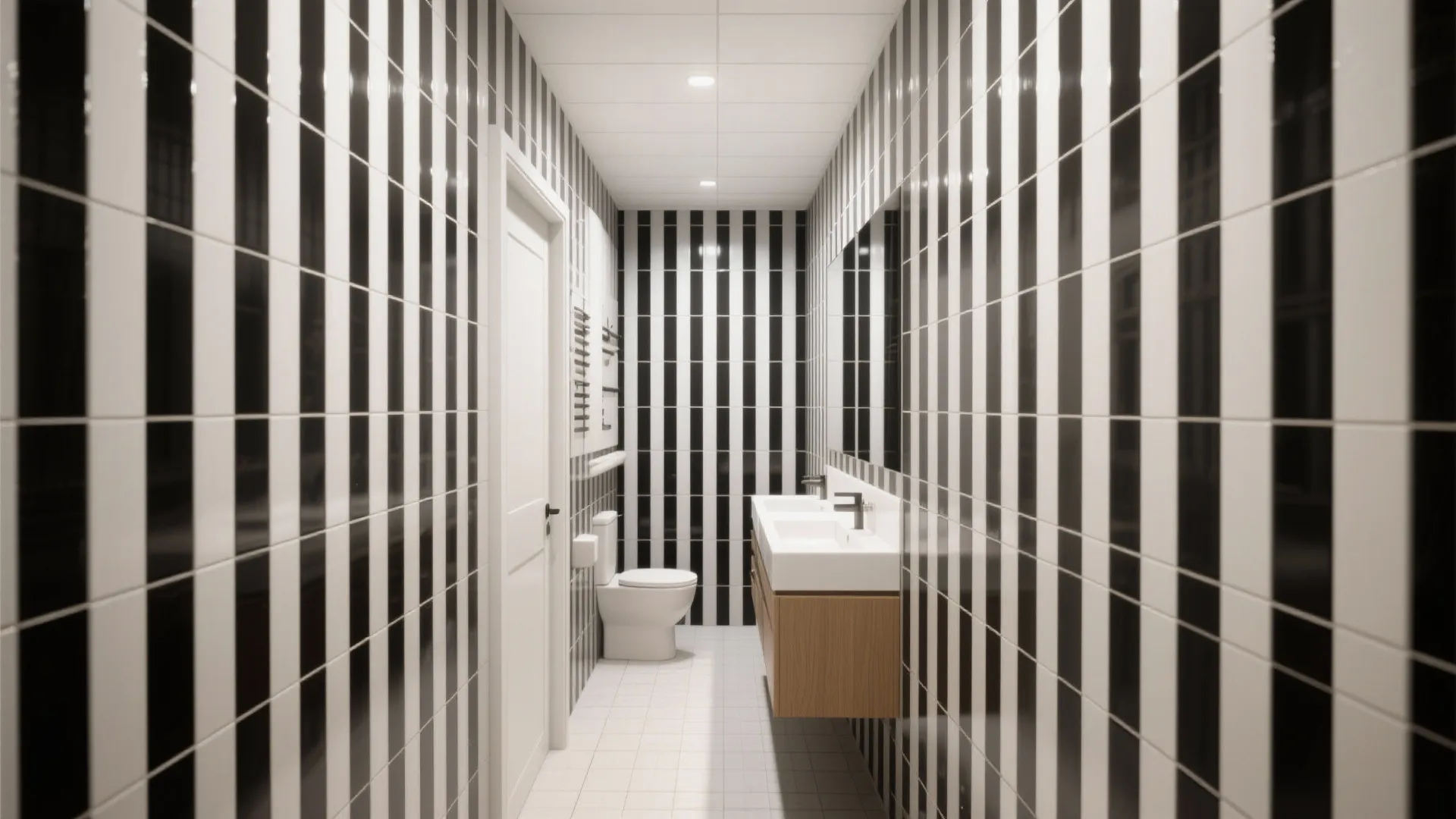 2. Vertical Stripes for Height