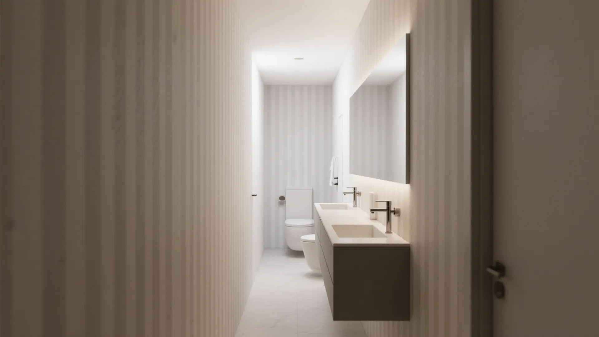 1. Vertical Stripes to Raise the Ceiling