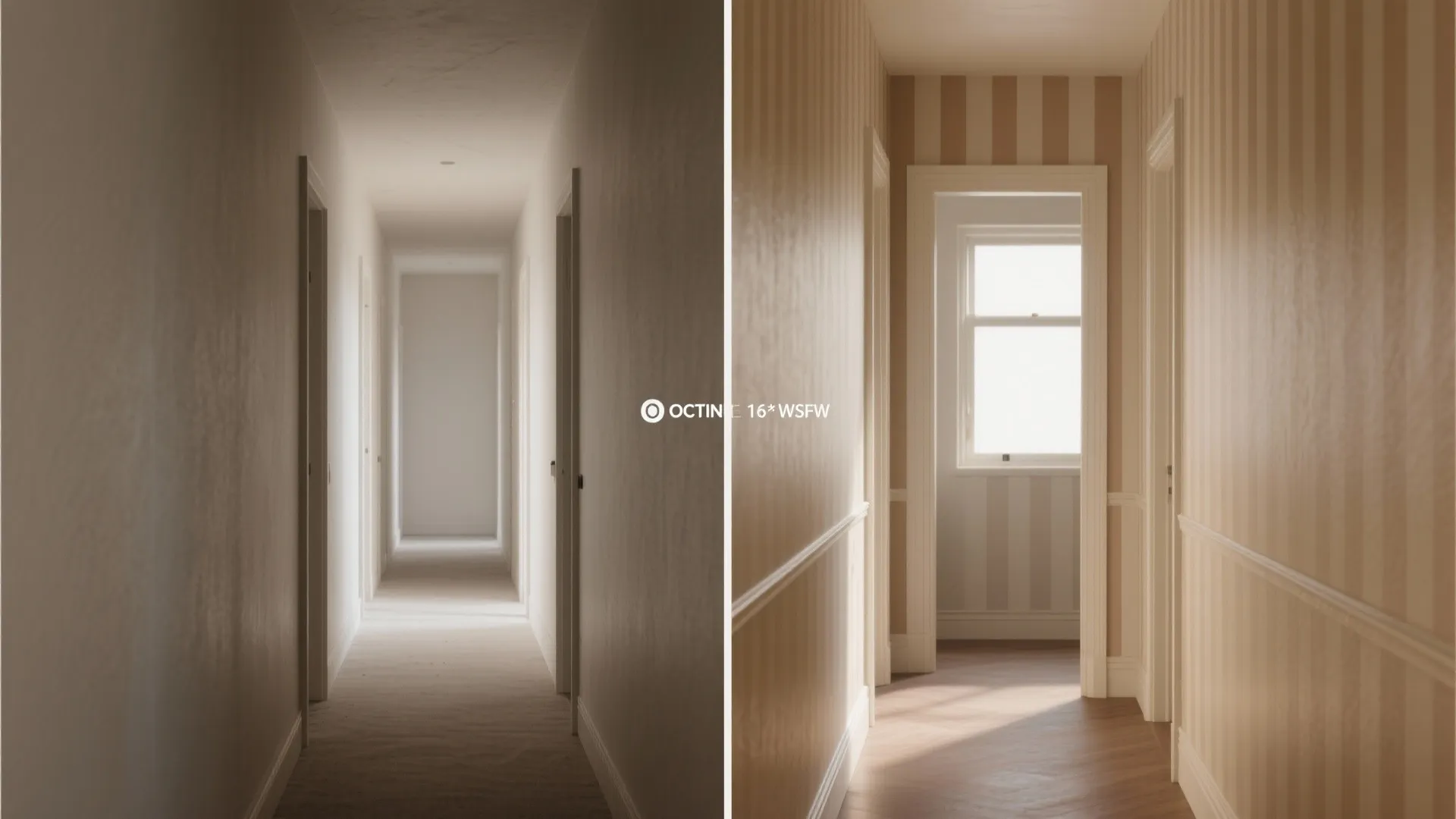 3. Vertical stripes and tonal panels inside