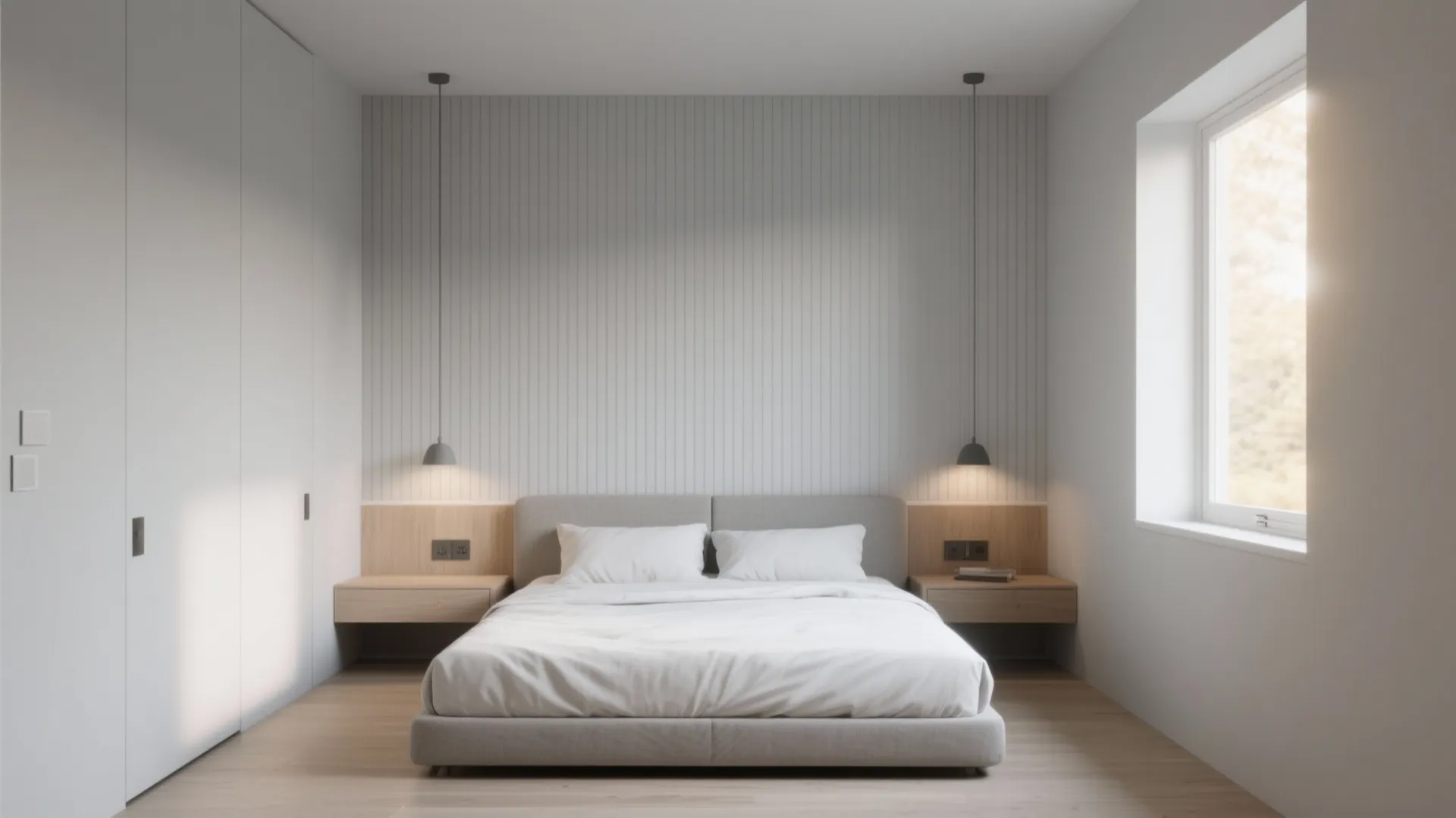 Vertical Stripes to Lift the Ceiling