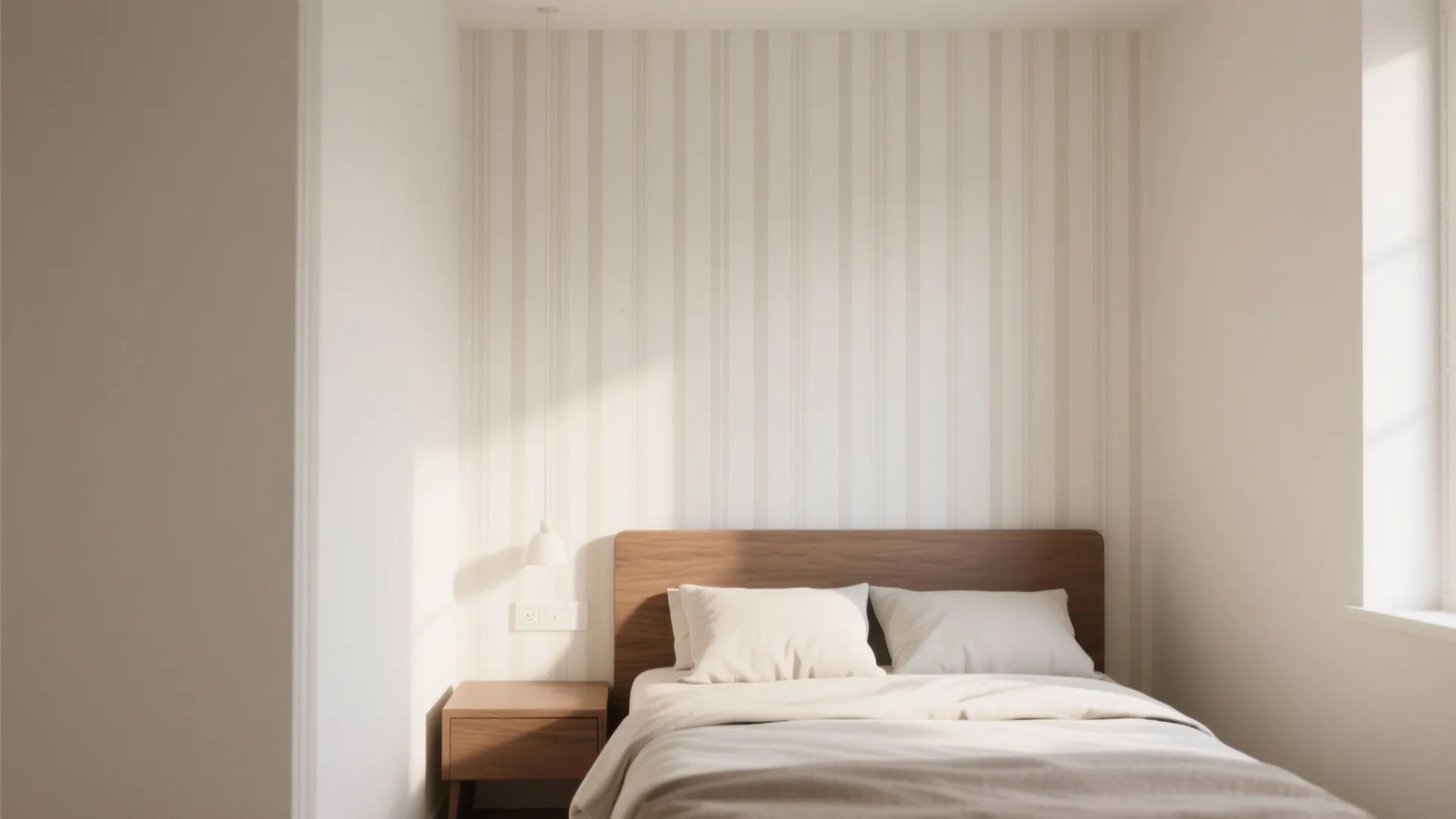 Vertical Stripes to Stretch the Ceiling