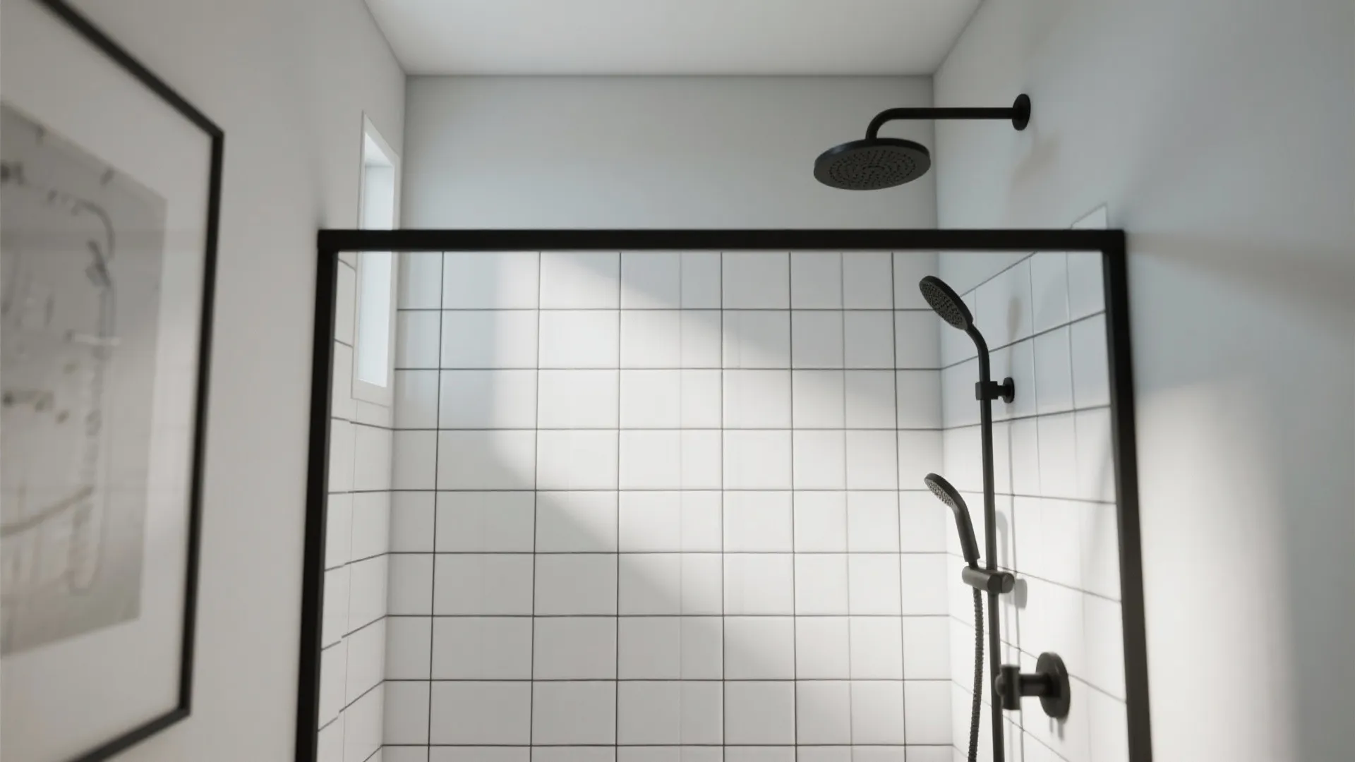 Vertical Stacked Subway With Black Grout