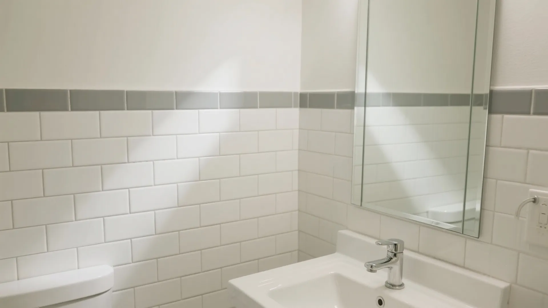 Glossy Subway Tiles in a Vertical Stack