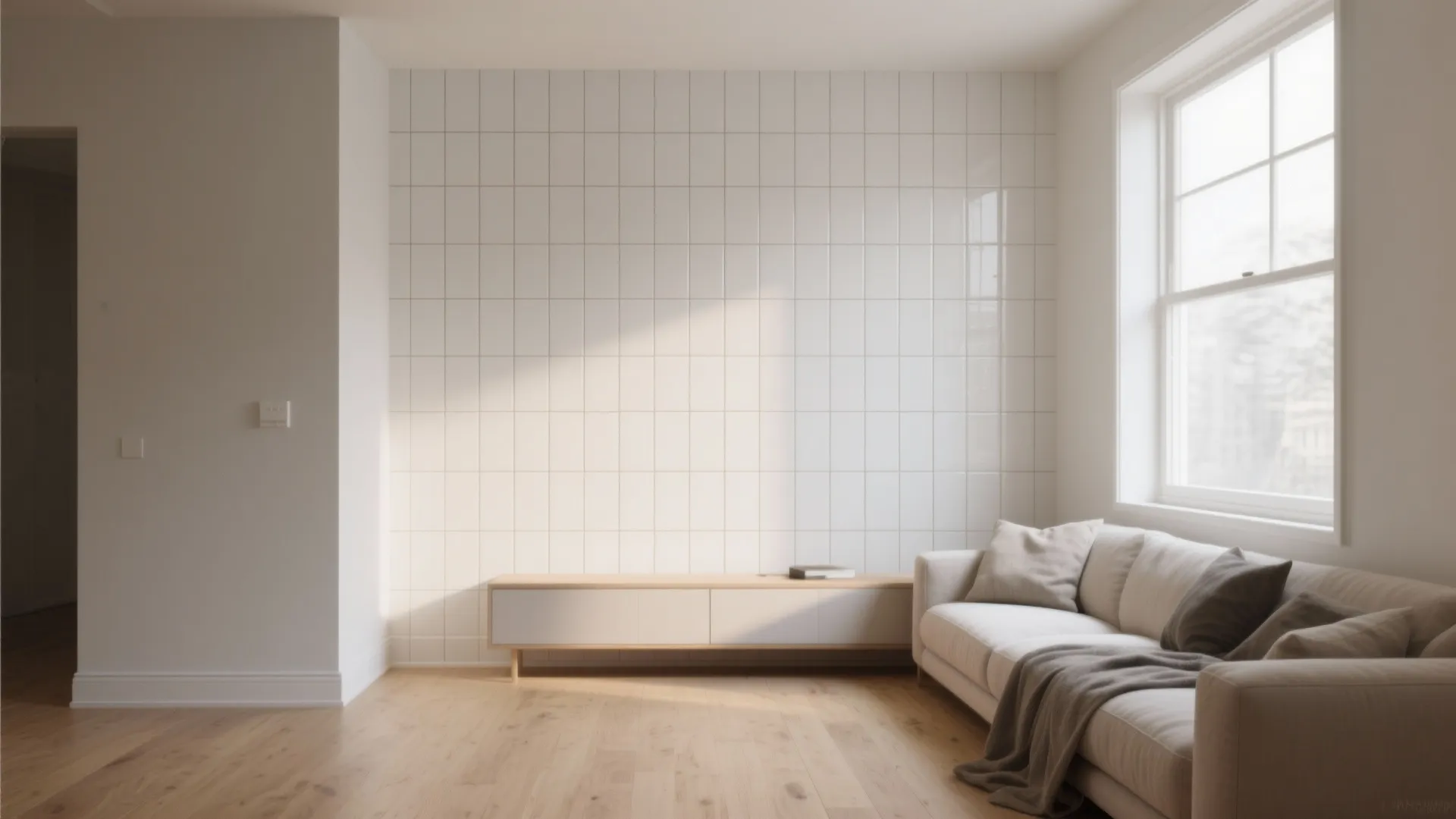 1. Slim Vertical Subway Tiles for Height