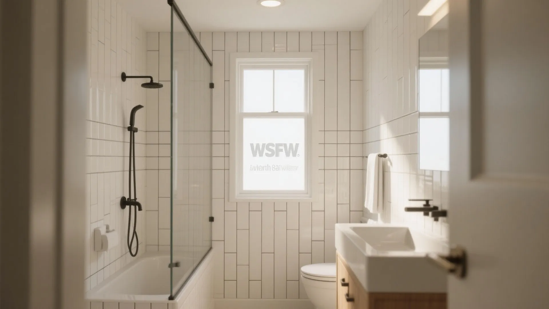 1. Go Vertical with Subway Tiles