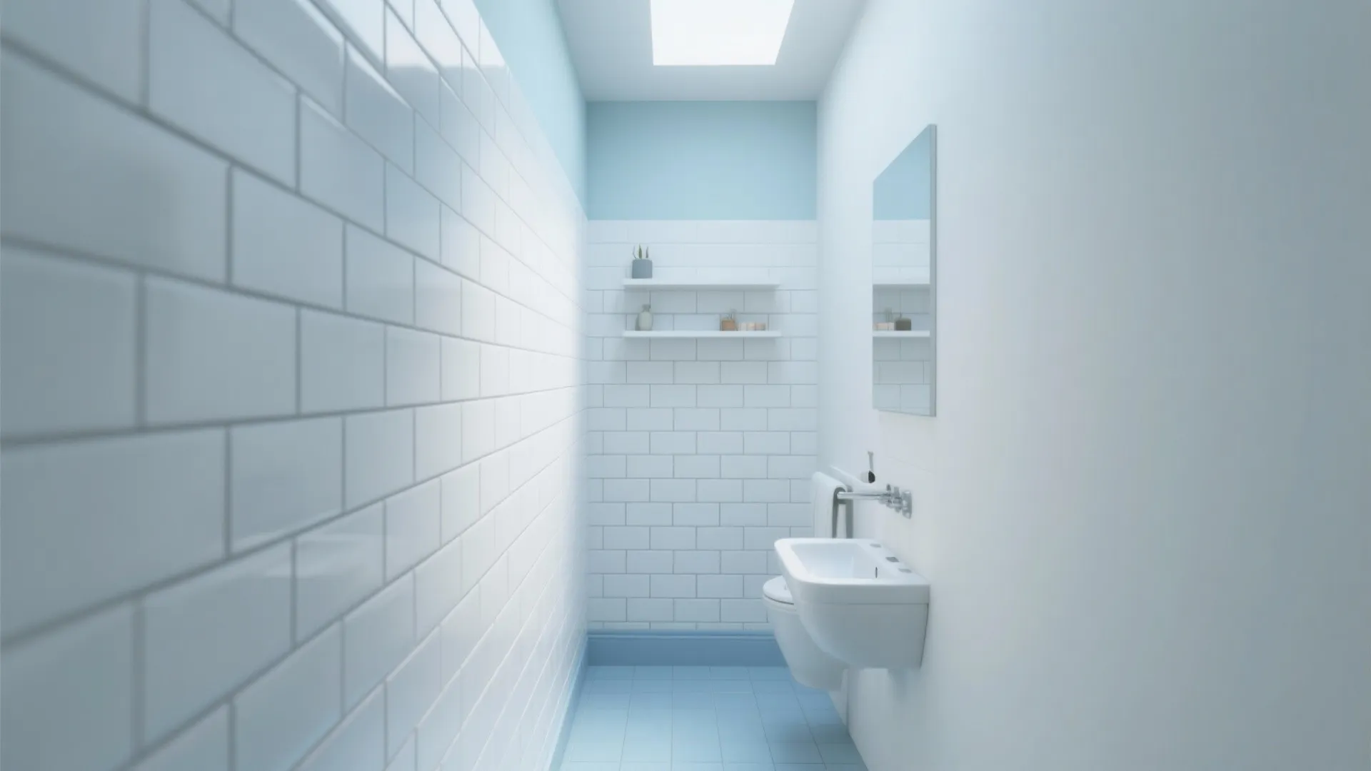 2. Use white subway tiles vertically