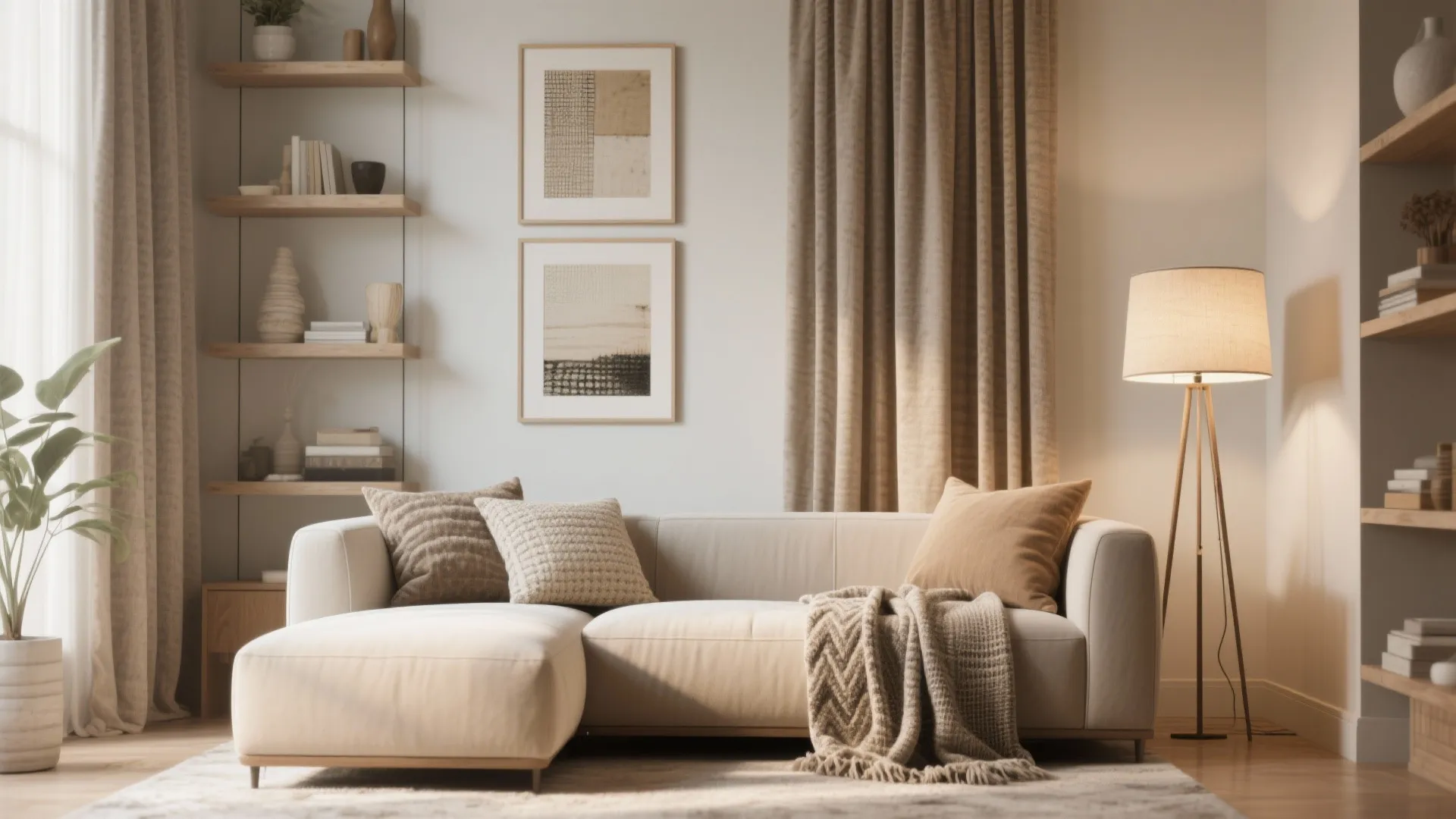 4. Layer textiles and vertical accents